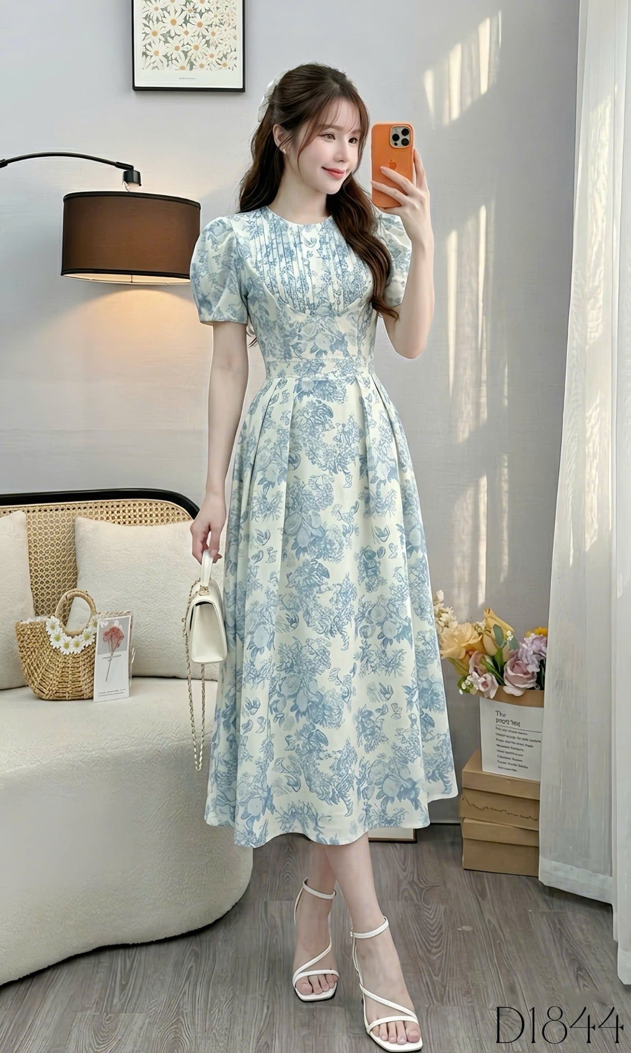 Đầm Thiết Kế Cổ Tròn Dáng Xòe Đầm Đi Tiệc TuTu Store Mã D1844