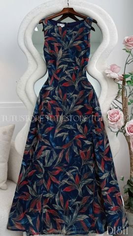 Đầm Thiết Kế Cổ Thuyền Dáng Dài Đơn Giản Đi Chơi TuTu Store Mã D1811