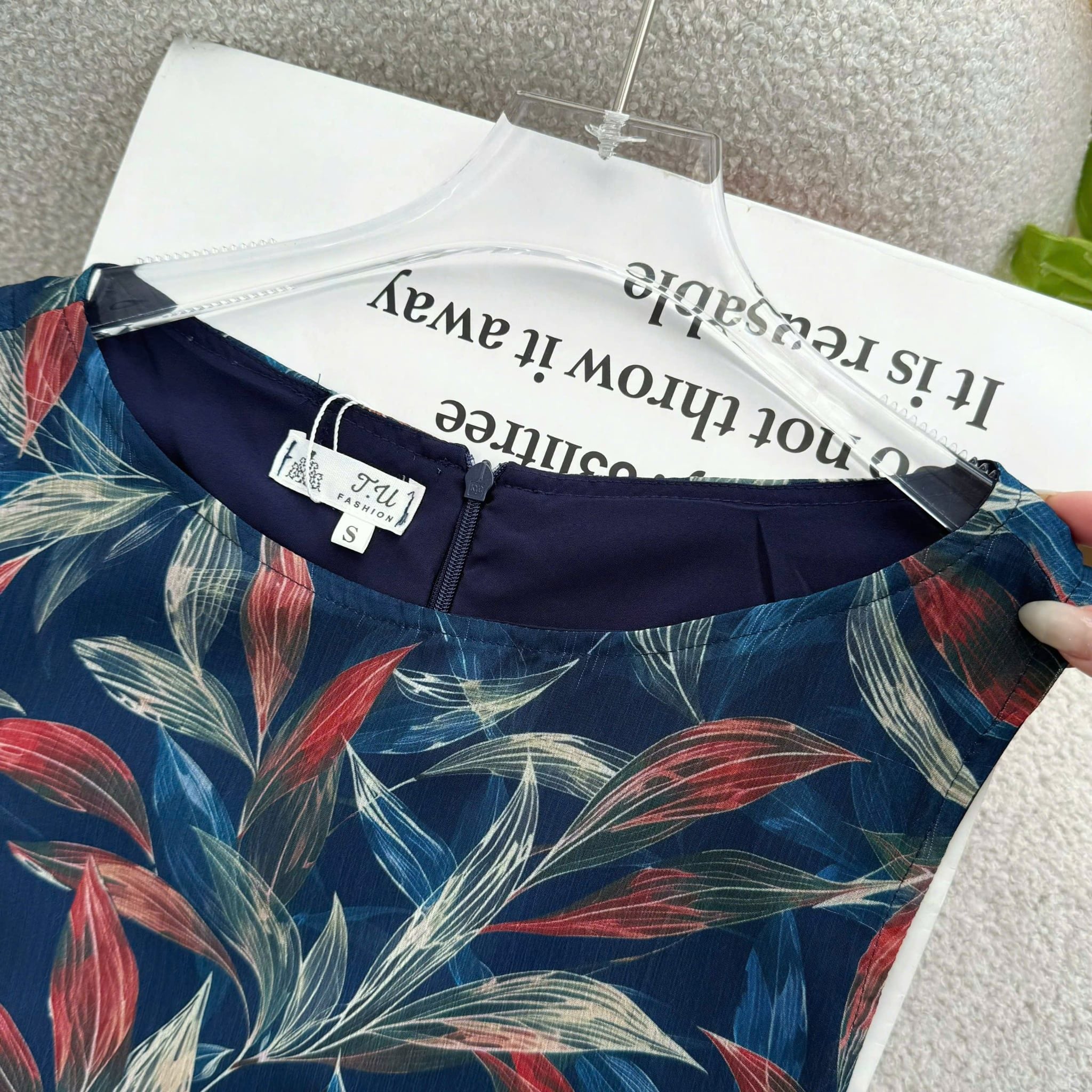 Đầm Thiết Kế Cổ Thuyền Dáng Dài Đơn Giản Đi Chơi TuTu Store Mã D1811