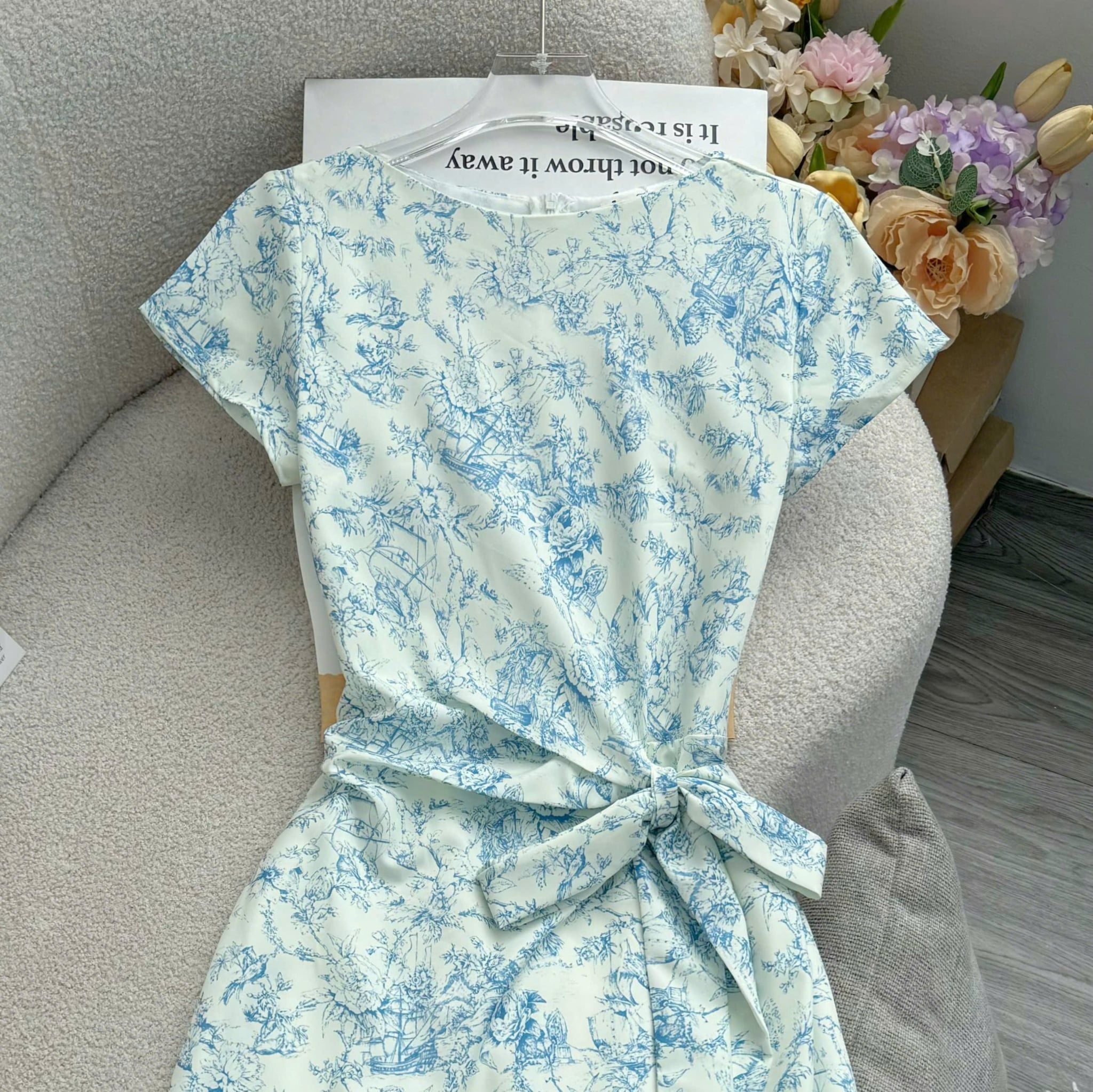 Đầm Thiết Kế Buộc Eo Dáng Dài Đi Tiệc TuTu Store Mã D1786