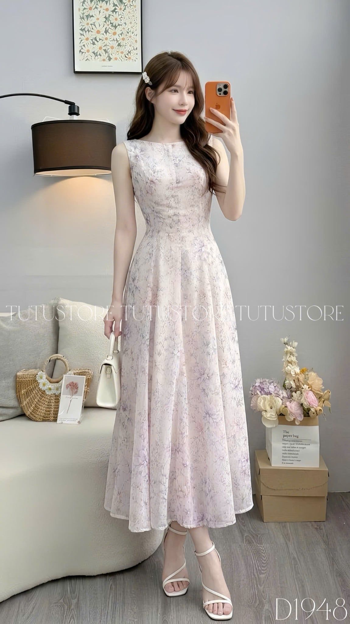 Đầm Thiết Kế Cổ Thuyền Dáng Dài Đi Tiệc TuTu Store Mã D1948