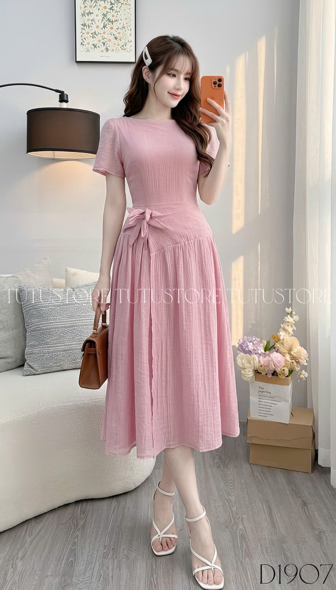 Đầm Thiết Kế Cổ Thuyền Dáng Dài Đầm Đi Tiệc TuTu Store Mã D1907