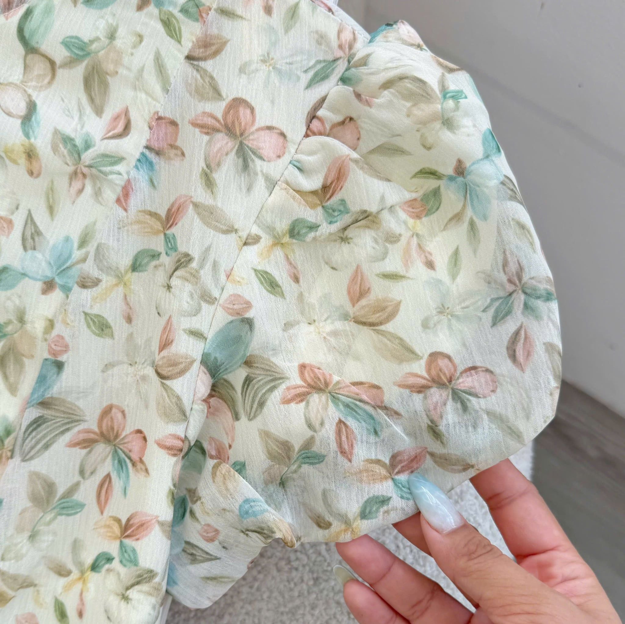 Đầm Thiết Kế Cổ Tròn Ngắn Tay Dáng A Dài Đi Chơi TuTu Store Mã D1806