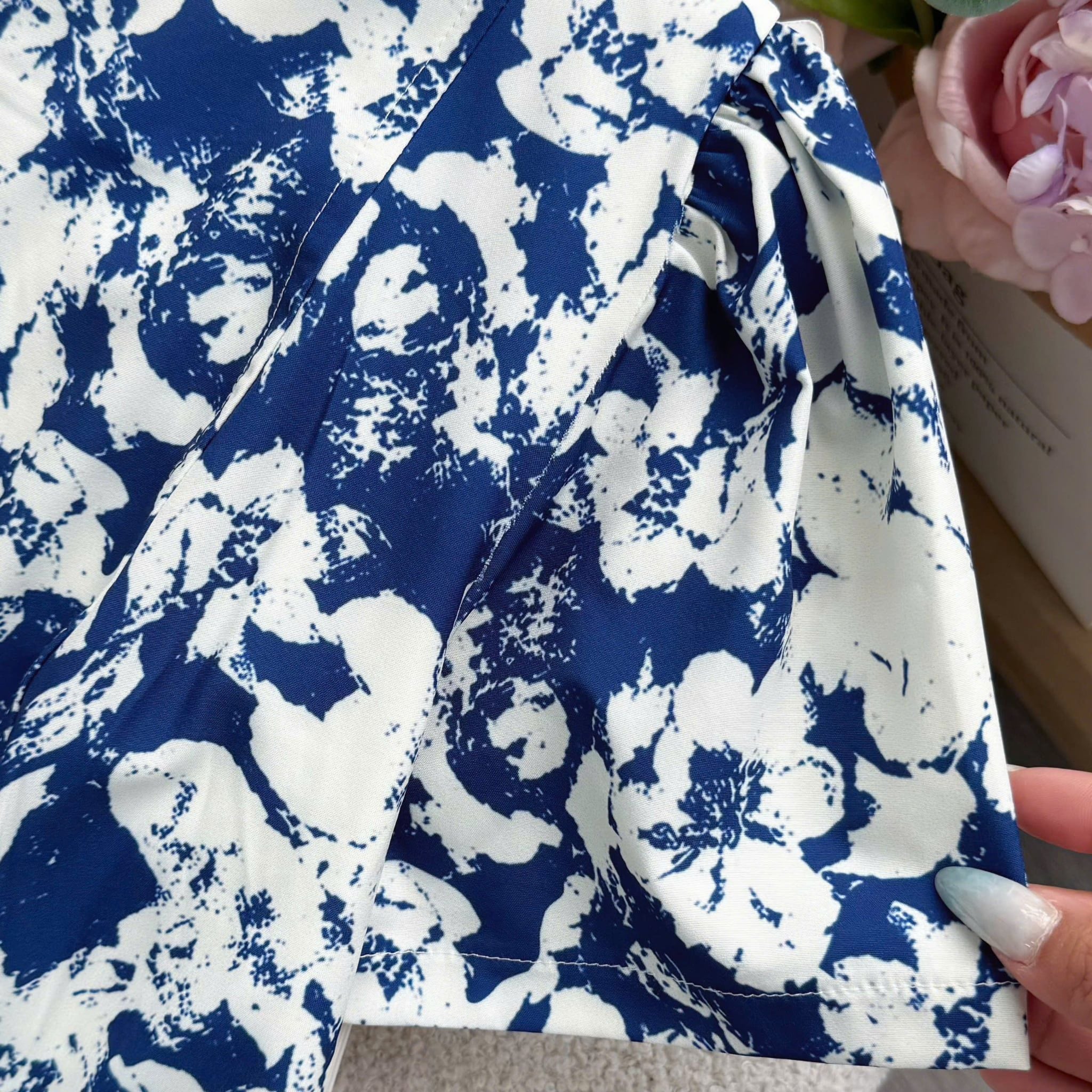Đầm Thiết Ké Cổ Tròn Đính Nút Kiểu Dáng A Đi Chơi TuTu Store Mã D1835