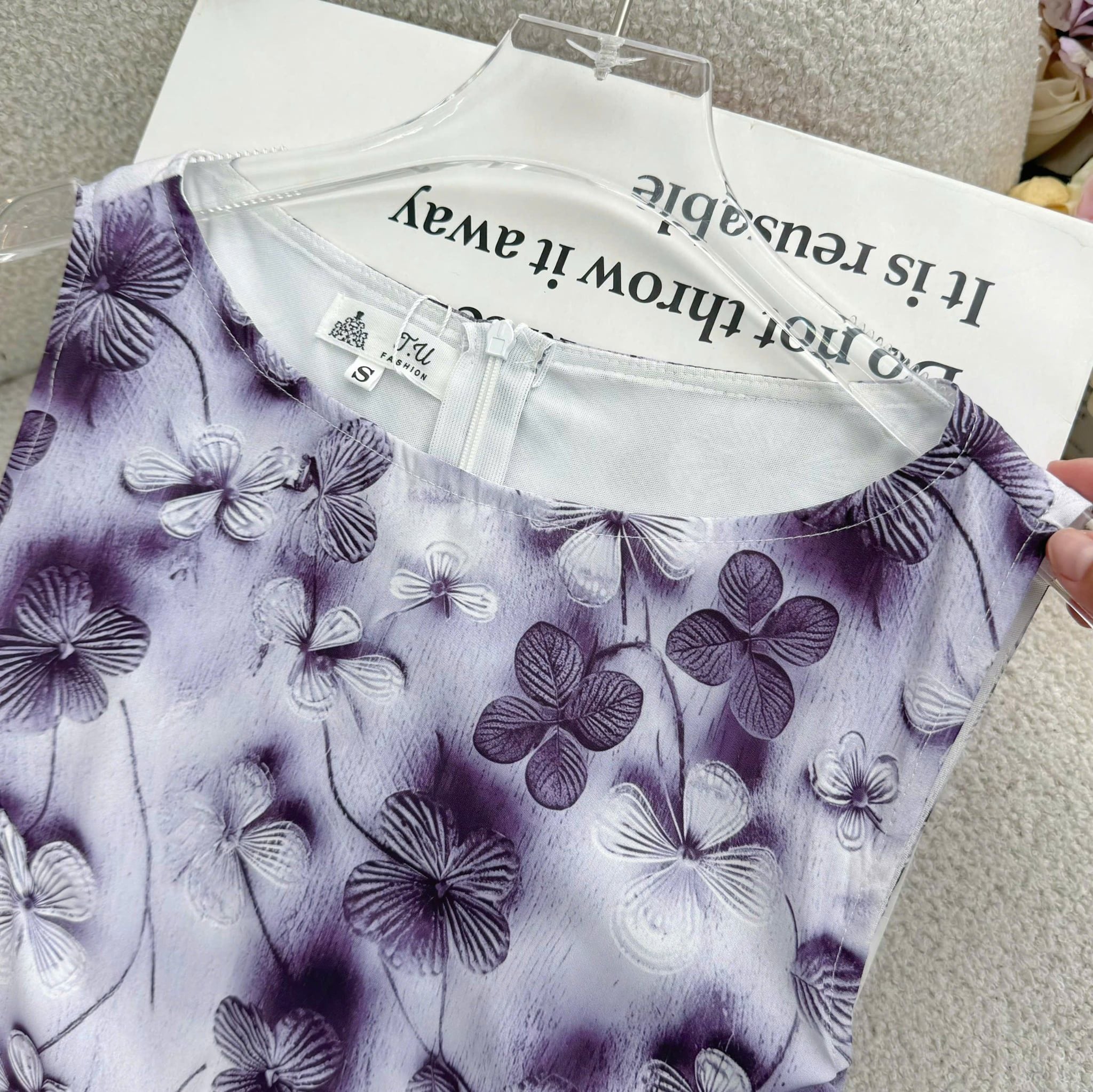 Đầm Thiết Kế Cổ Thuyền Dáng Dài Đơn Giản Đi Chơi TuTu Store Mã D1811