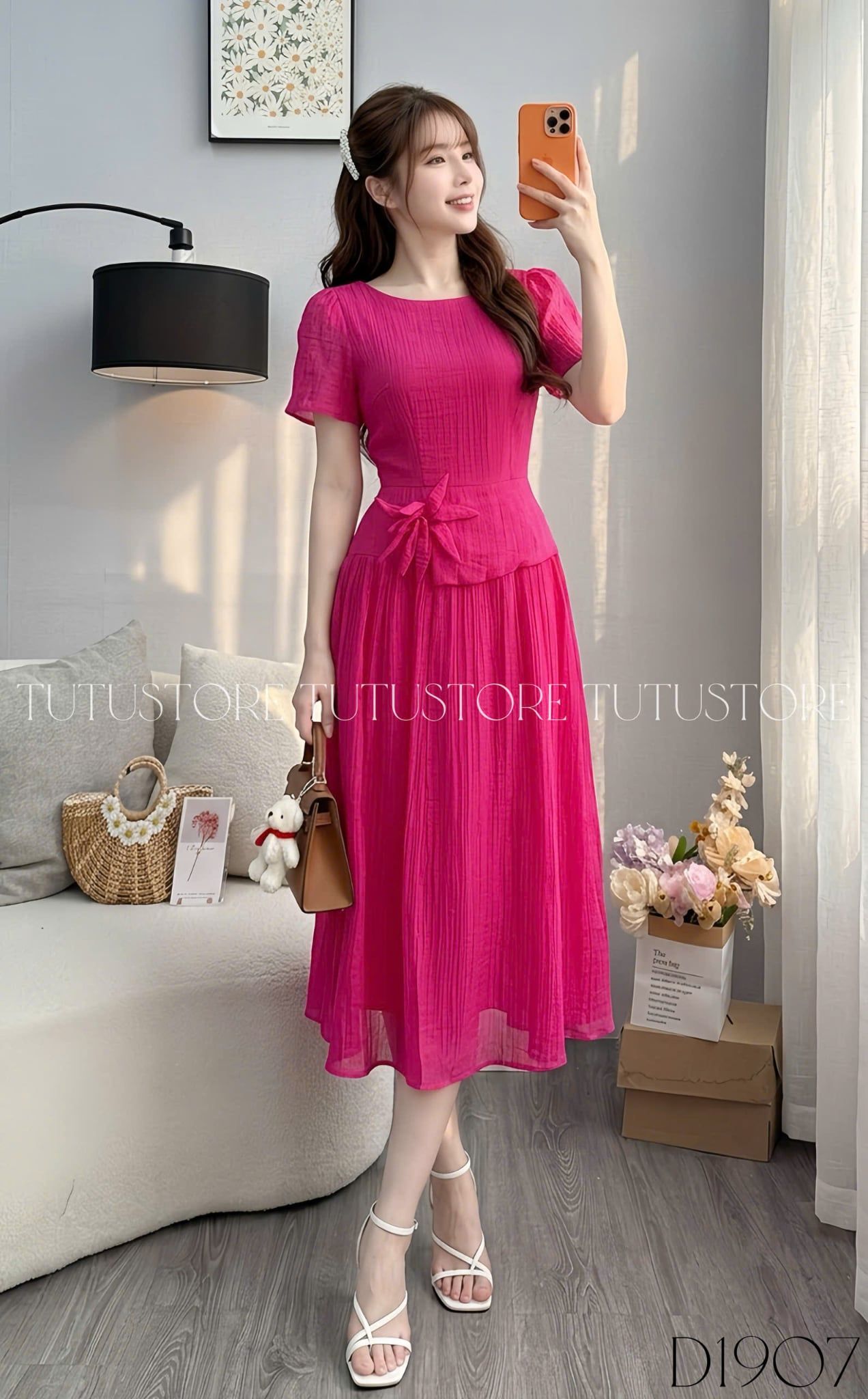 Đầm Thiết Kế Cổ Thuyền Dáng Dài Đầm Đi Tiệc TuTu Store Mã D1907