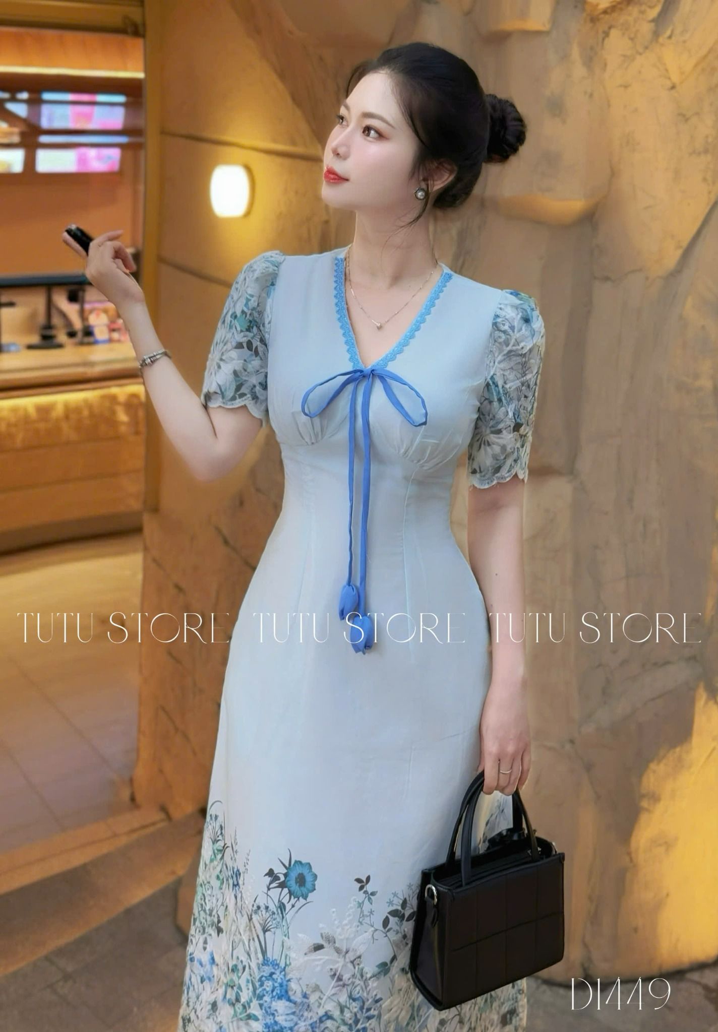 Đầm Kate Thêu Thiết Kế TuTu Store Phù Hợp Đi Tiệc Dành Cho Nữ - Mã D1449