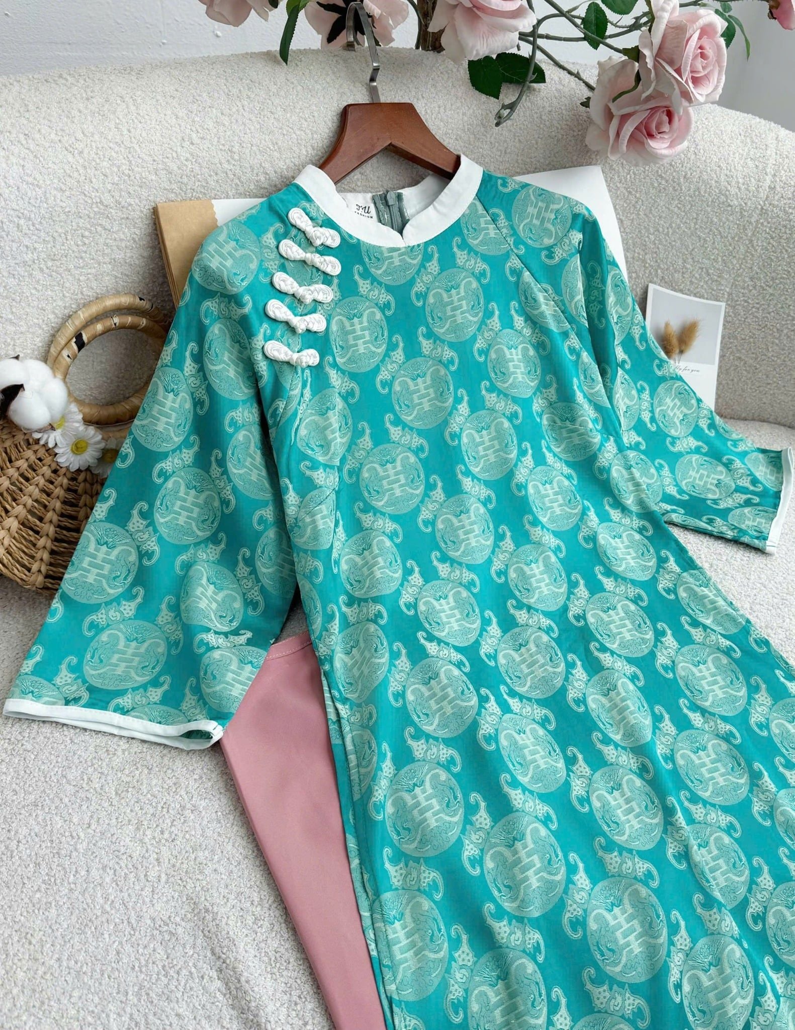 Áo Dài Thiết Kế TuTu Store - Mã AS632