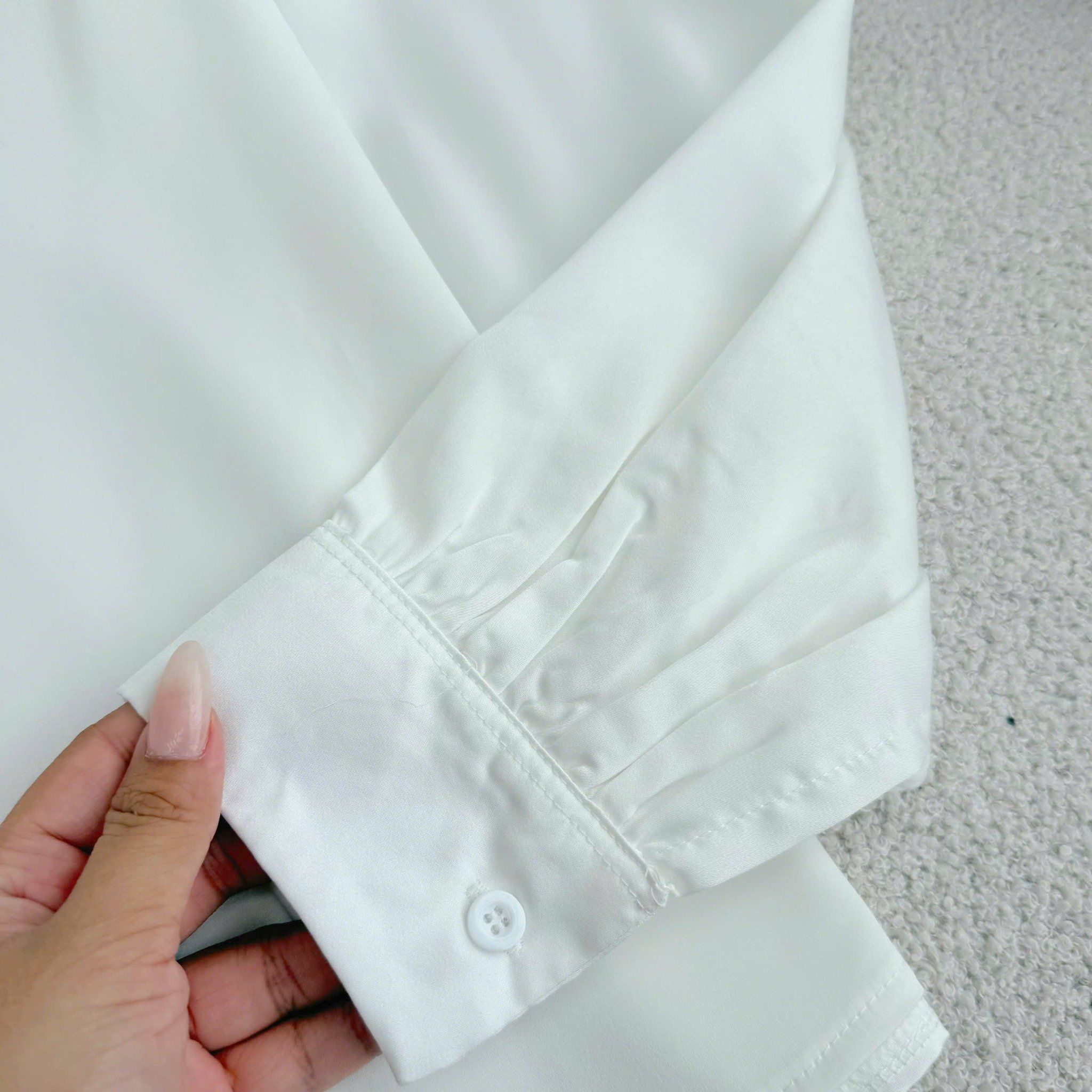 Áo Lụa Mango Thiết Kế TuTu Store Phù Hợp Công Sở Dành Cho Nữ - Mã A595