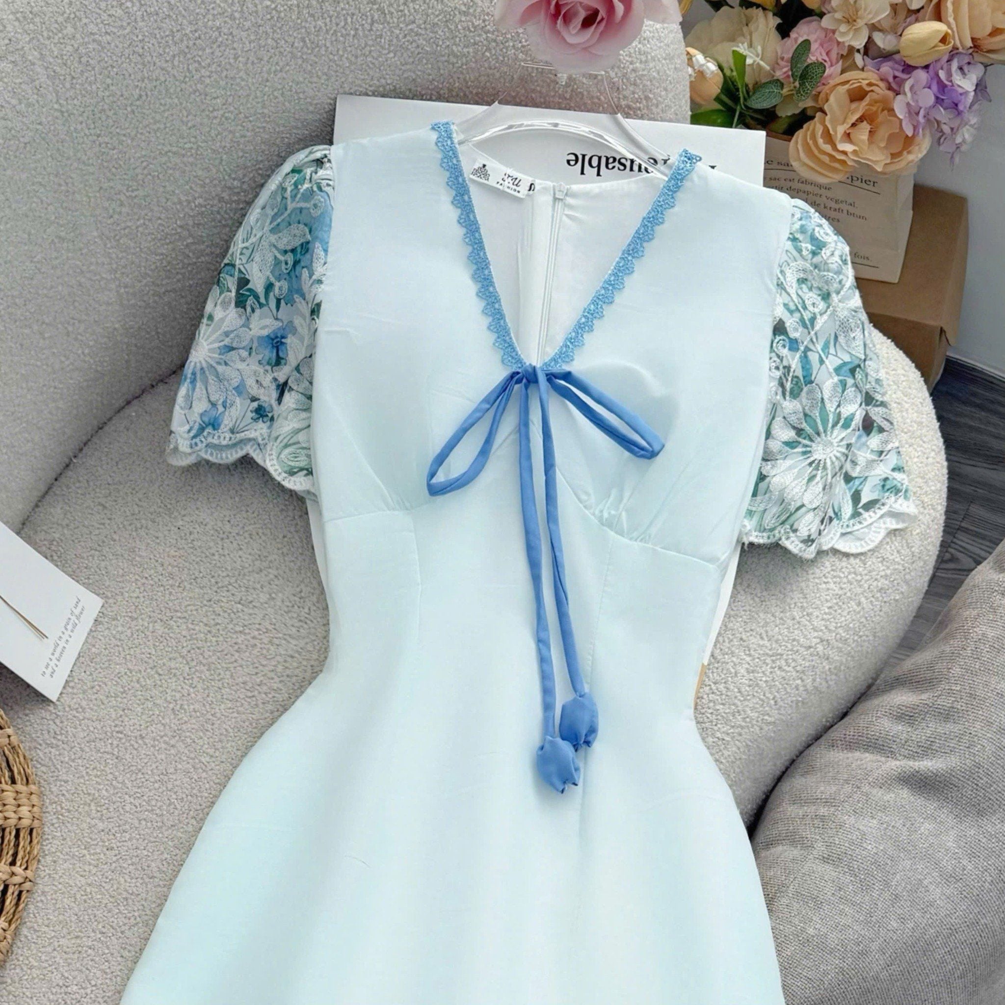 Đầm Kate Thêu Thiết Kế TuTu Store Phù Hợp Đi Tiệc Dành Cho Nữ - Mã D1449