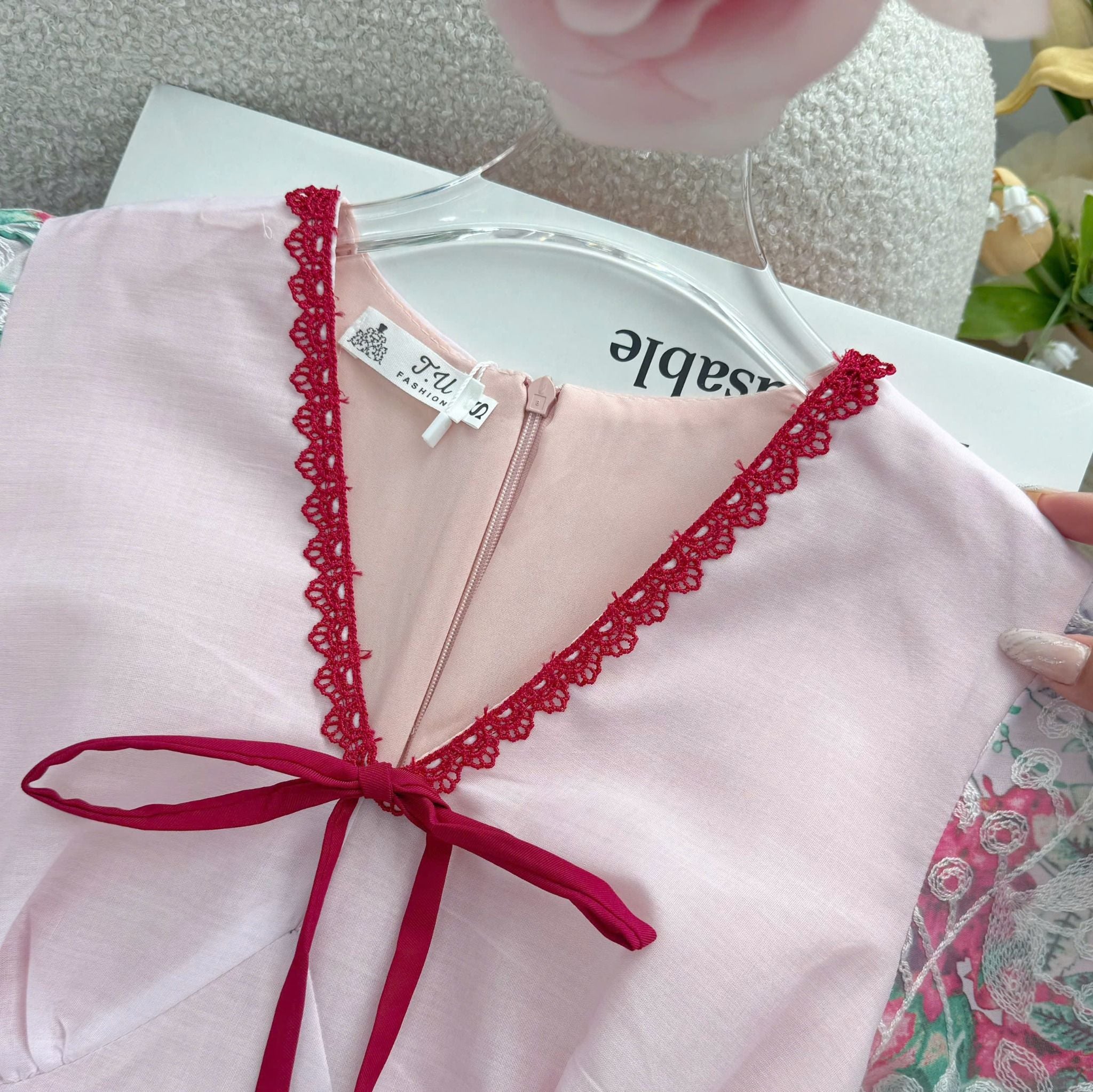 Đầm Kate Thêu Thiết Kế TuTu Store Phù Hợp Đi Tiệc Dành Cho Nữ - Mã D1449