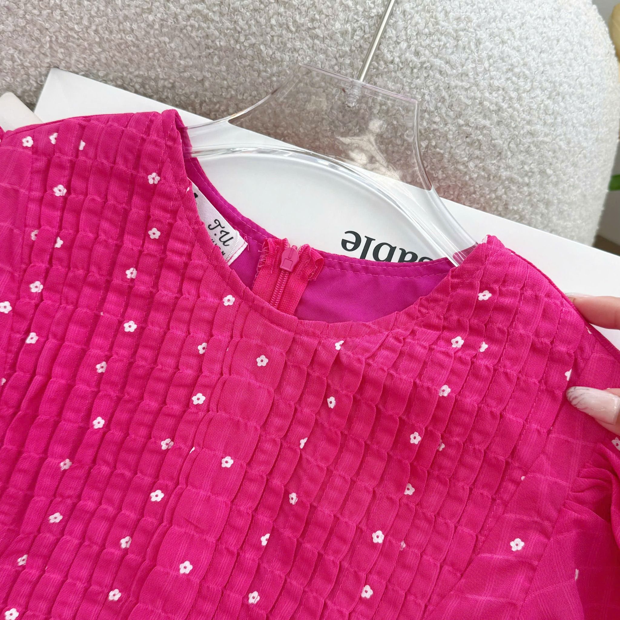 Đầm Voan Hàn Thiết Kế TuTu Store Phù Hợp Công Sở Dành Cho Nữ - Mã D1460