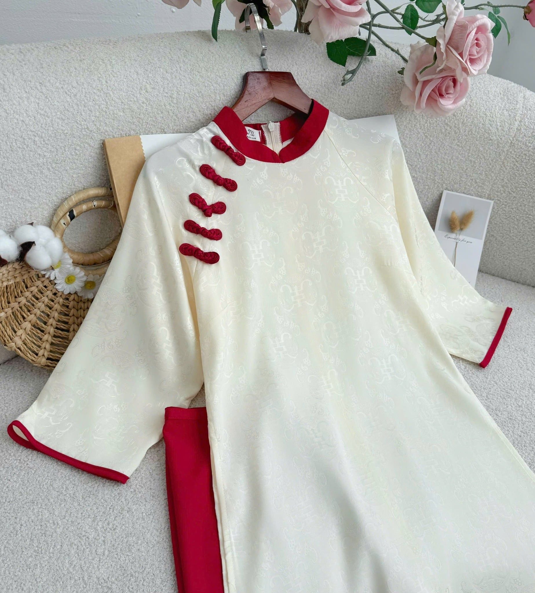 Áo Dài Thiết Kế TuTu Store - Mã AS632