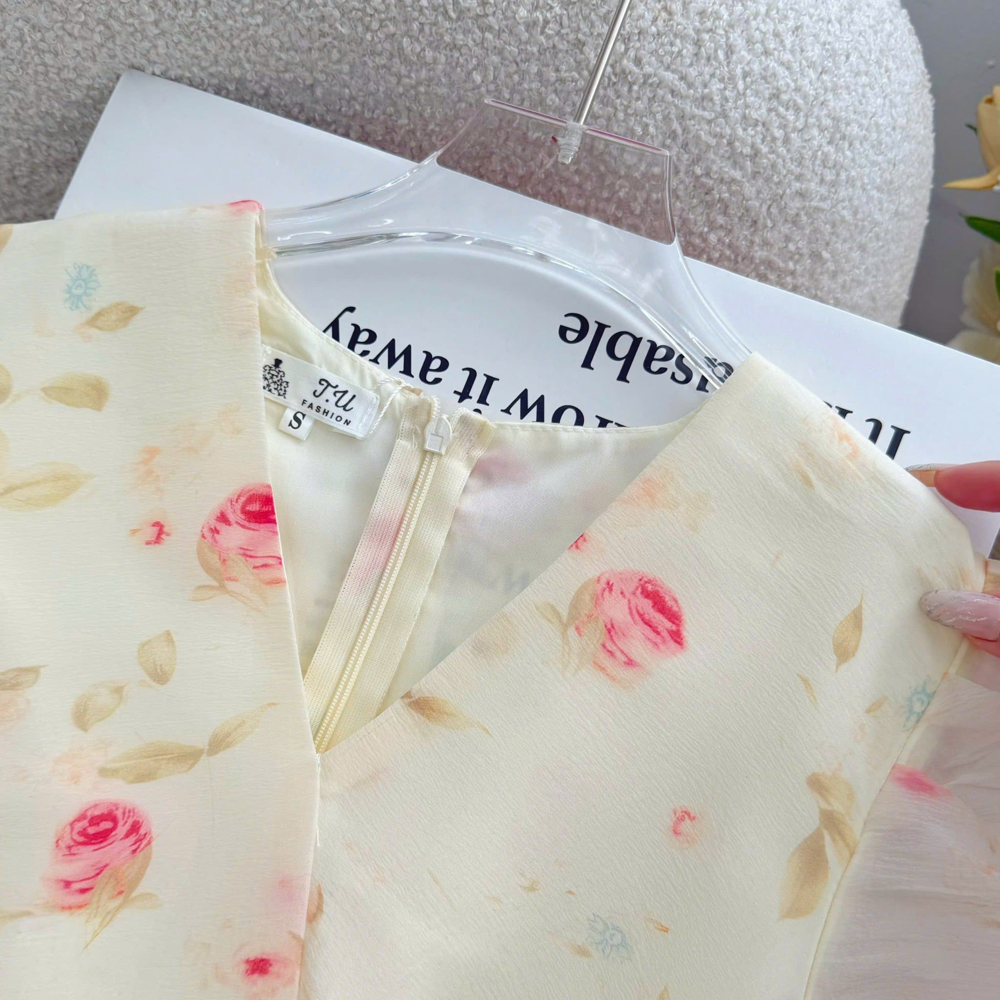 Đầm Tơ Nén Thiết Kế TuTu Store Phù Hợp Đi Làm Dành Cho Nữ - Mã D1451