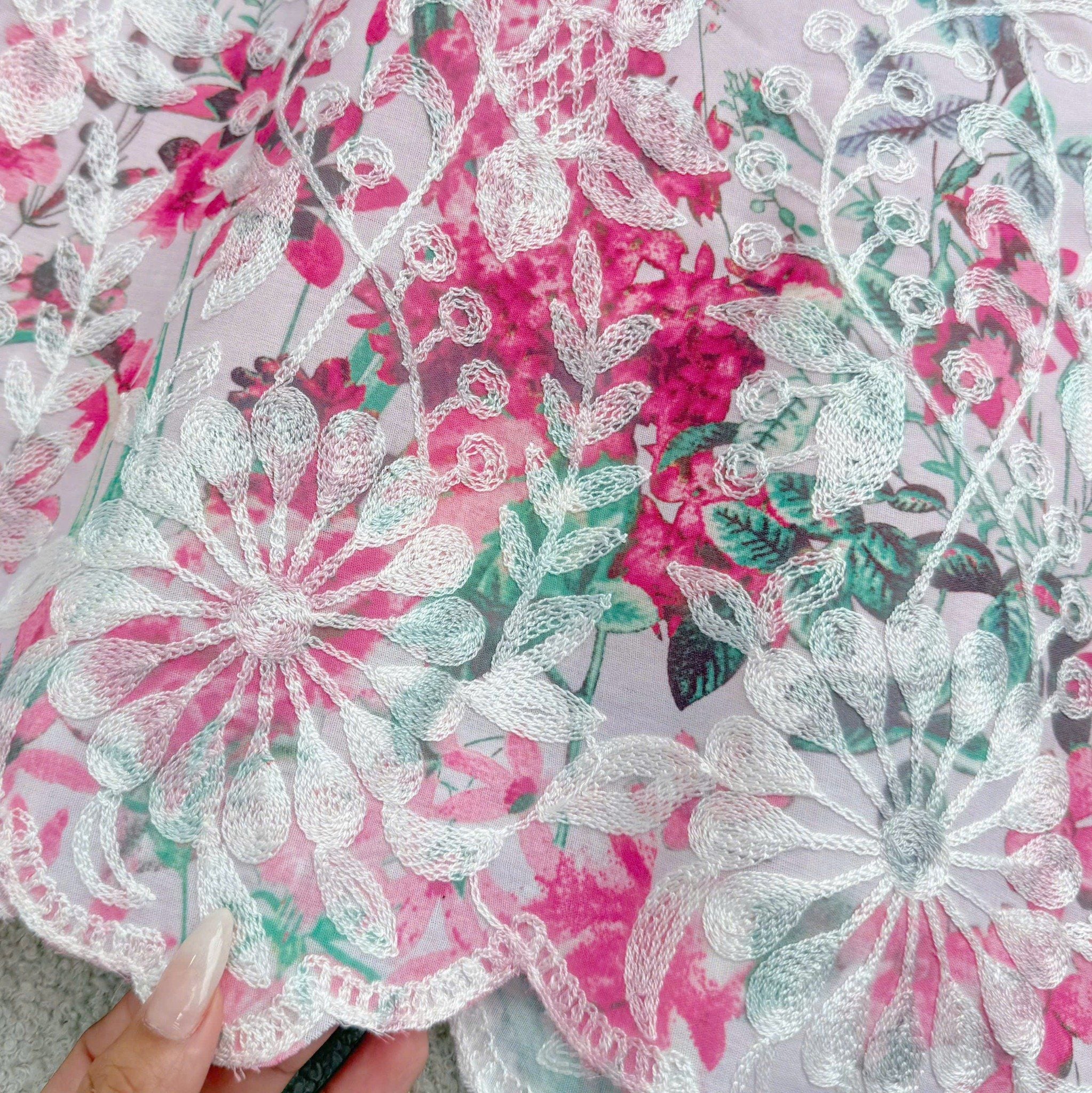 Đầm Kate Thêu Thiết Kế TuTu Store Phù Hợp Đi Tiệc Dành Cho Nữ - Mã D1449