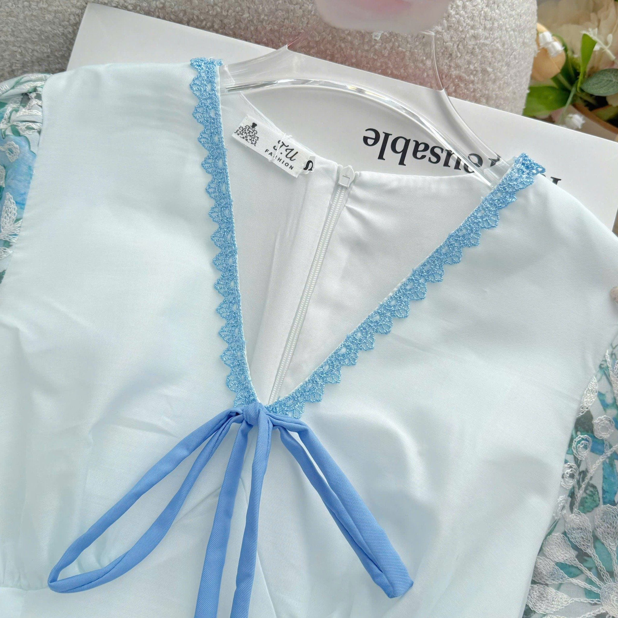 Đầm Kate Thêu Thiết Kế TuTu Store Phù Hợp Đi Tiệc Dành Cho Nữ - Mã D1449