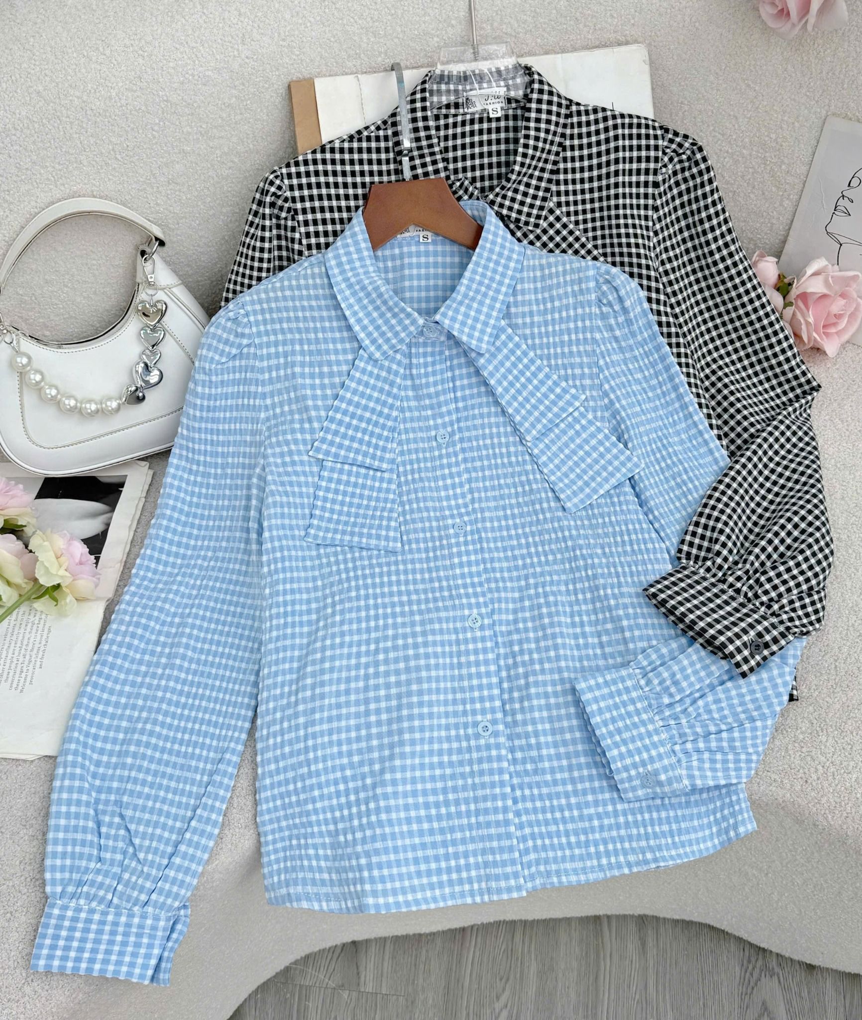 Áo Cotton Gân Thiết Kế TuTu Store Dành Cho Nữ - Mã AS530