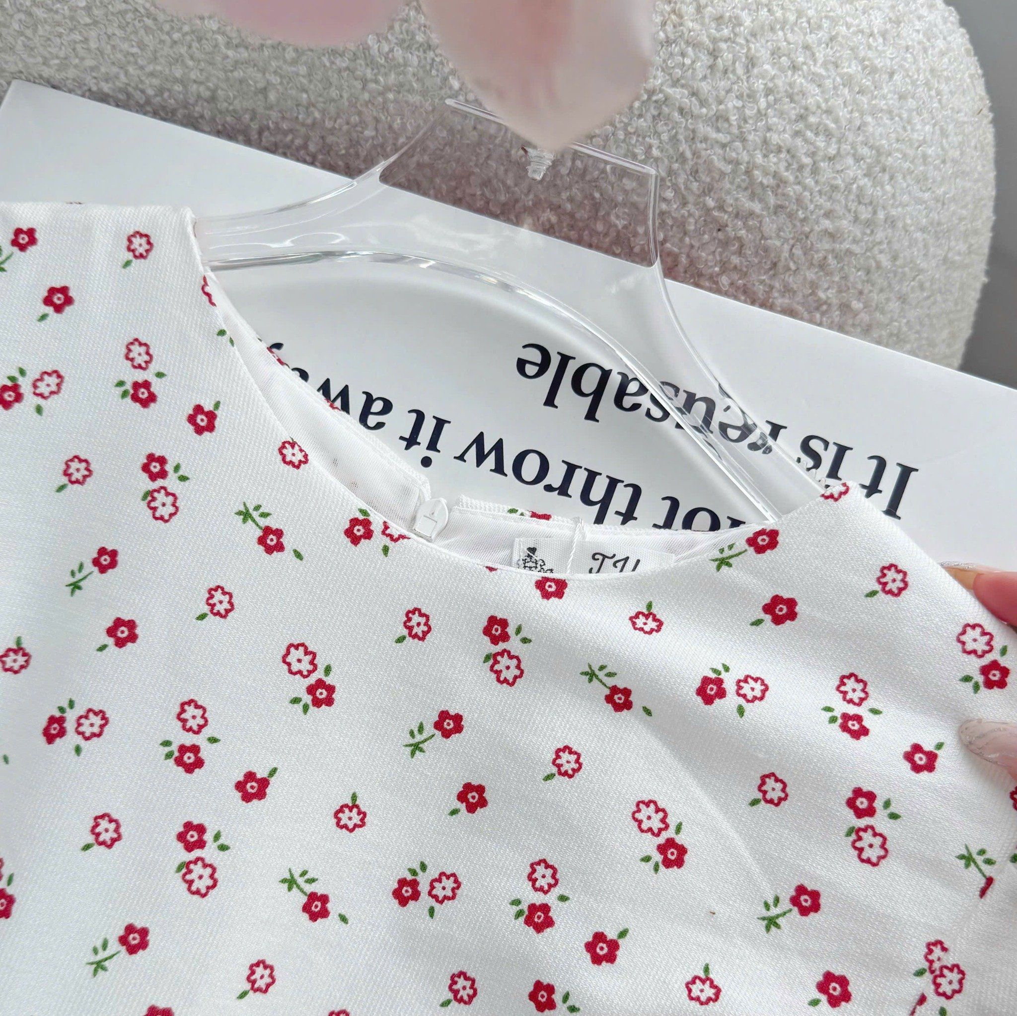 Đầm Nhung Tăm Thiết Kế TuTu Store Phù Hợp Đi Chơi Dành Cho Nữ - Mã D1468