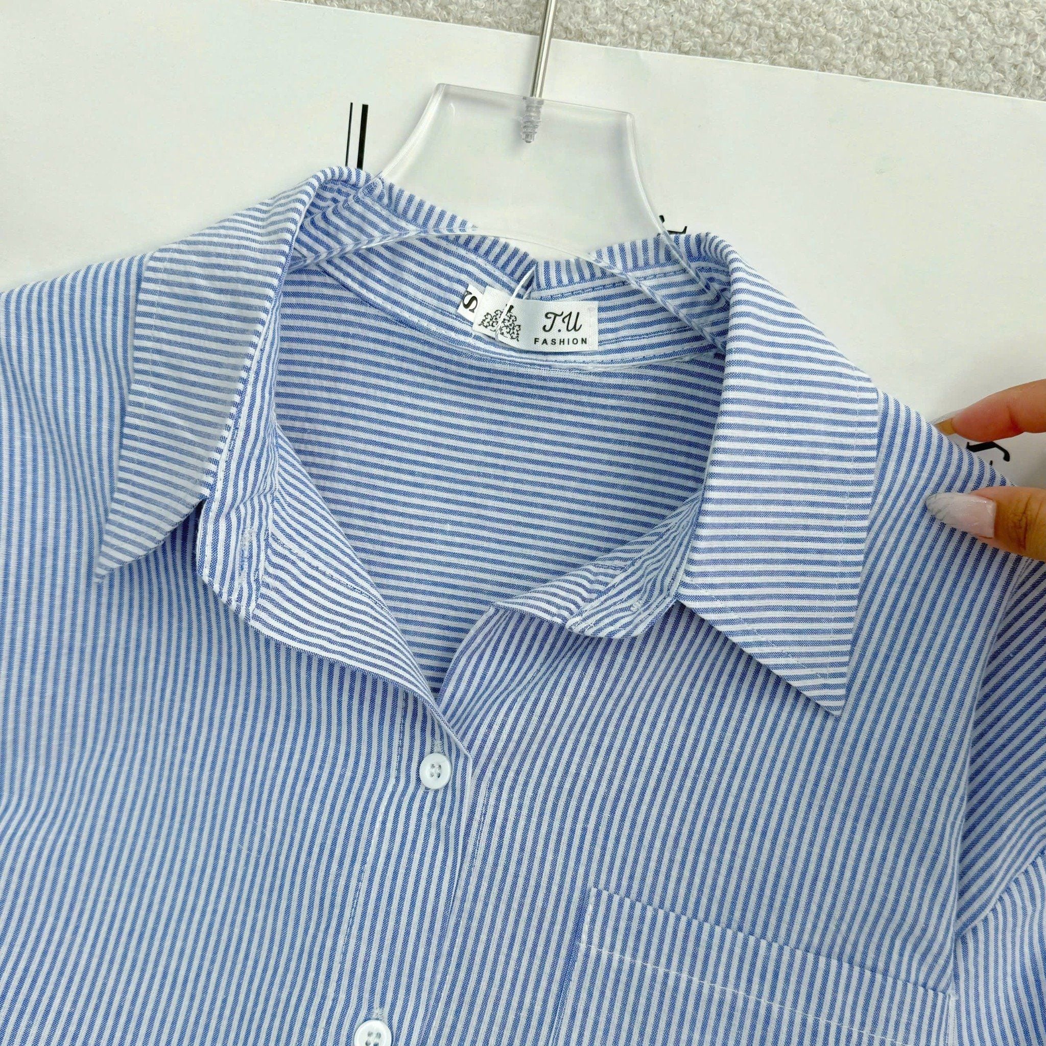 Áo Xô Linen Thiết Kế TuTu Store Phù Hợp Công Sở Dành Cho Nữ - Mã AS635