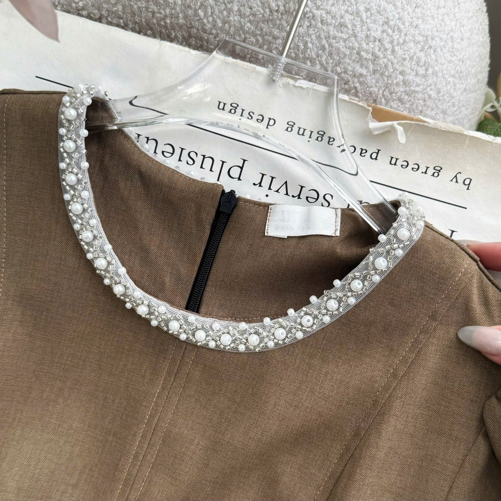 Đầm Cotton Mịn Thiết Kế TuTu Store Phù Hợp Đi Làm Dành Cho Nữ - Mã D1414