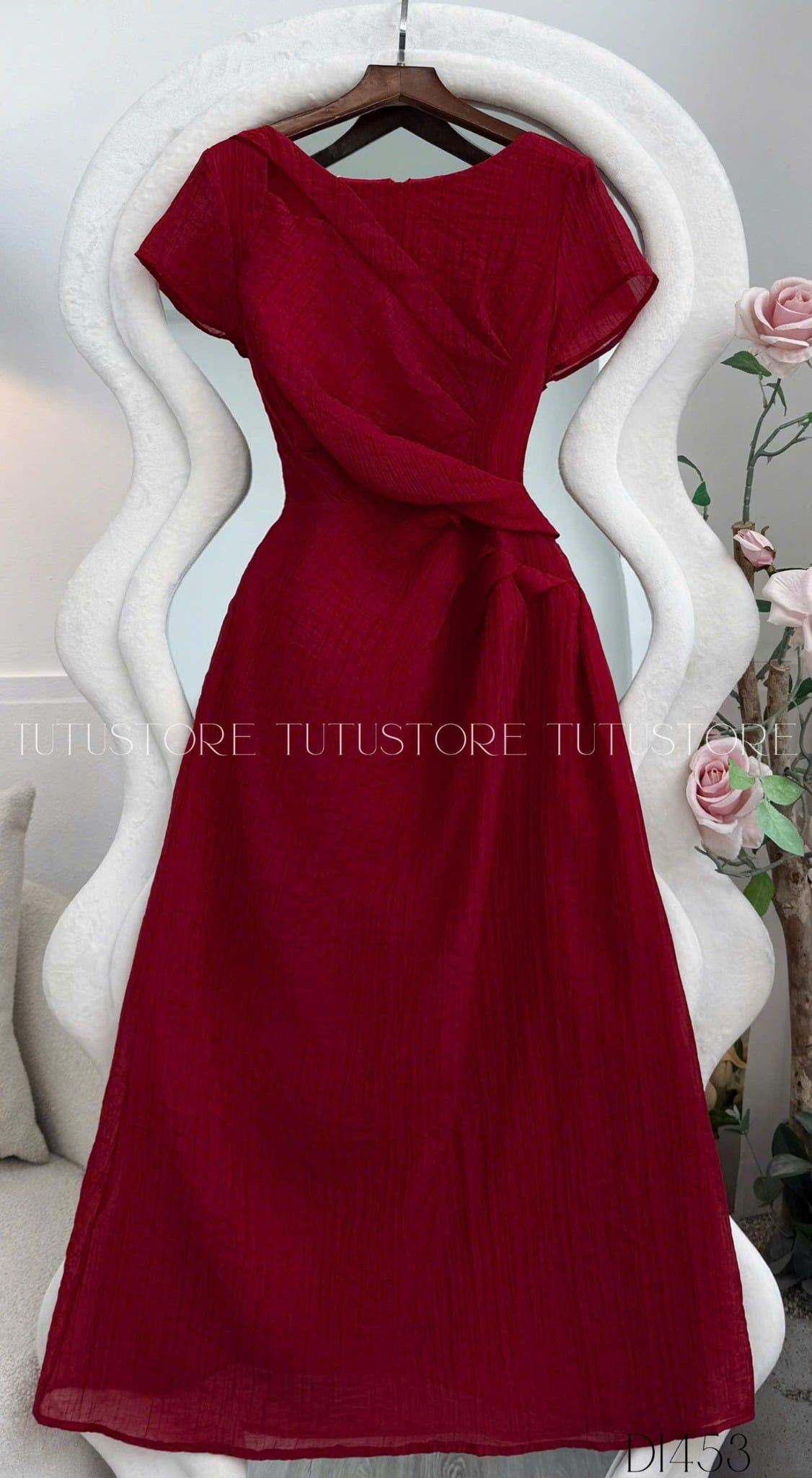 Đầm Tơ Xốp Thiết Kế TuTu Store - Mã D1453