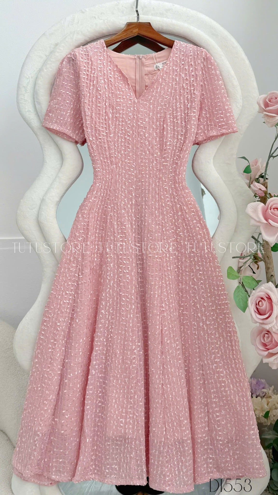 Đầm Thiết Kế Cổ Tim Đi Tiệc TuTu Store - Mã D1553