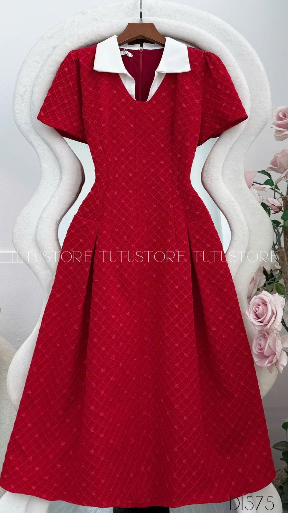 Đầm thiết kế cổ chữ V đi tiệc TuTu Store - Mã D1575