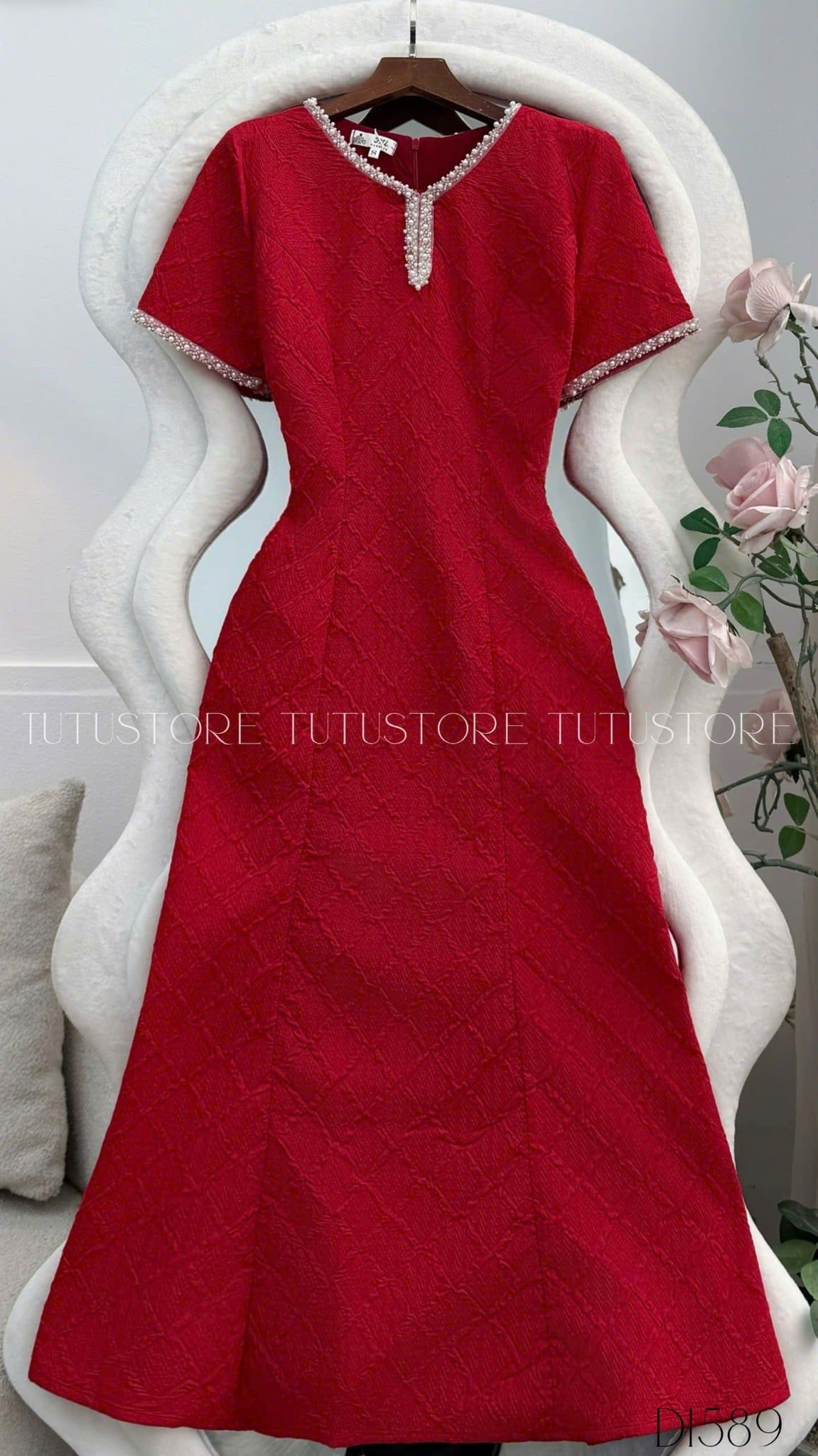 Đầm Thiết Kế Cổ Tròn Đi Tiệc TuTu Store - Mã D1589