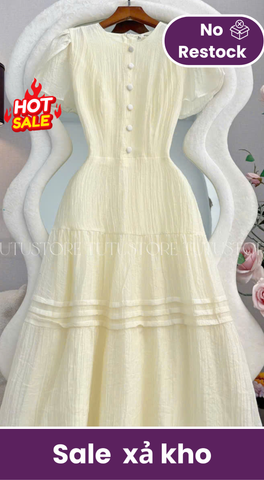 Đầm Thiết Kế Chiết Eo Tùng Xòe Đi Chơi TuTu Store Mã D1760