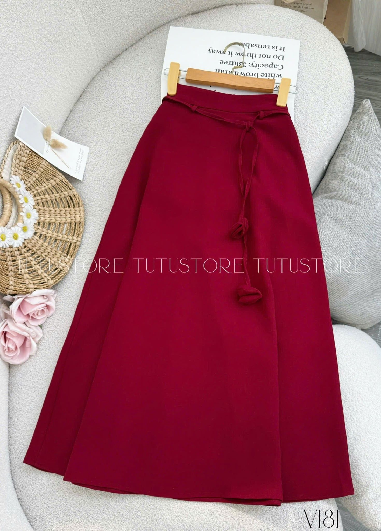 Chân Váy thiết kế dáng xòe công sở TuTu Store - Mã V181