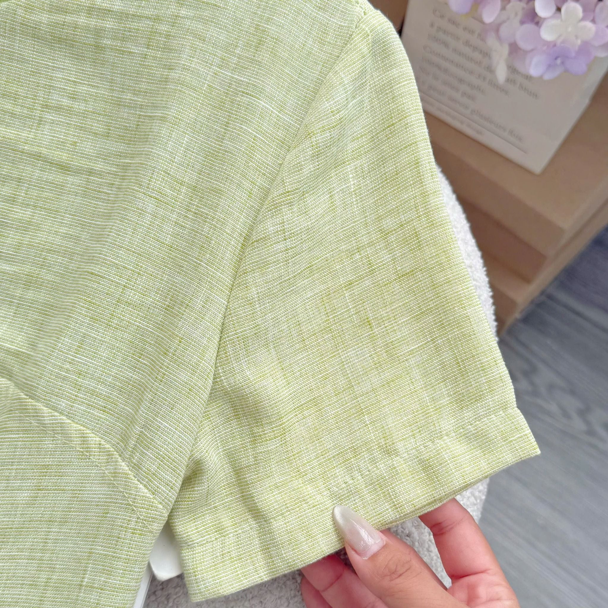Đầm Linen Xước Thiết Kế TuTu Store Phù Hợp Đi Làm Dành Cho Nữ - Mã D1424