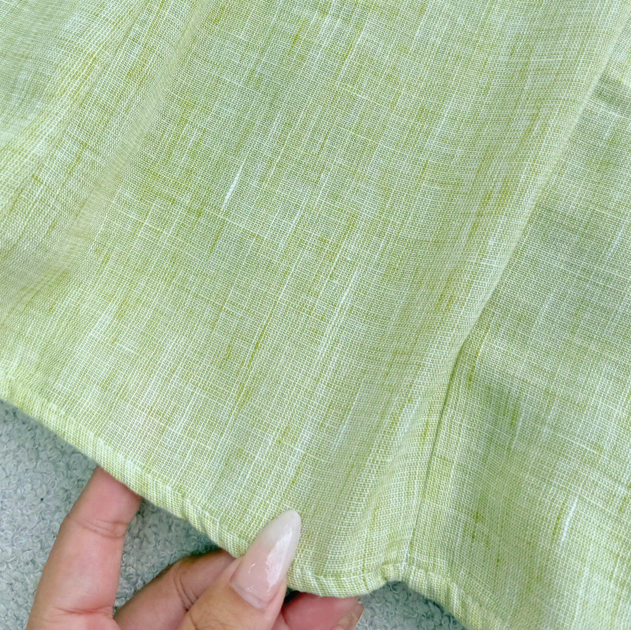 Đầm Linen Xước Thiết Kế TuTu Store Phù Hợp Đi Làm Dành Cho Nữ - Mã D1466