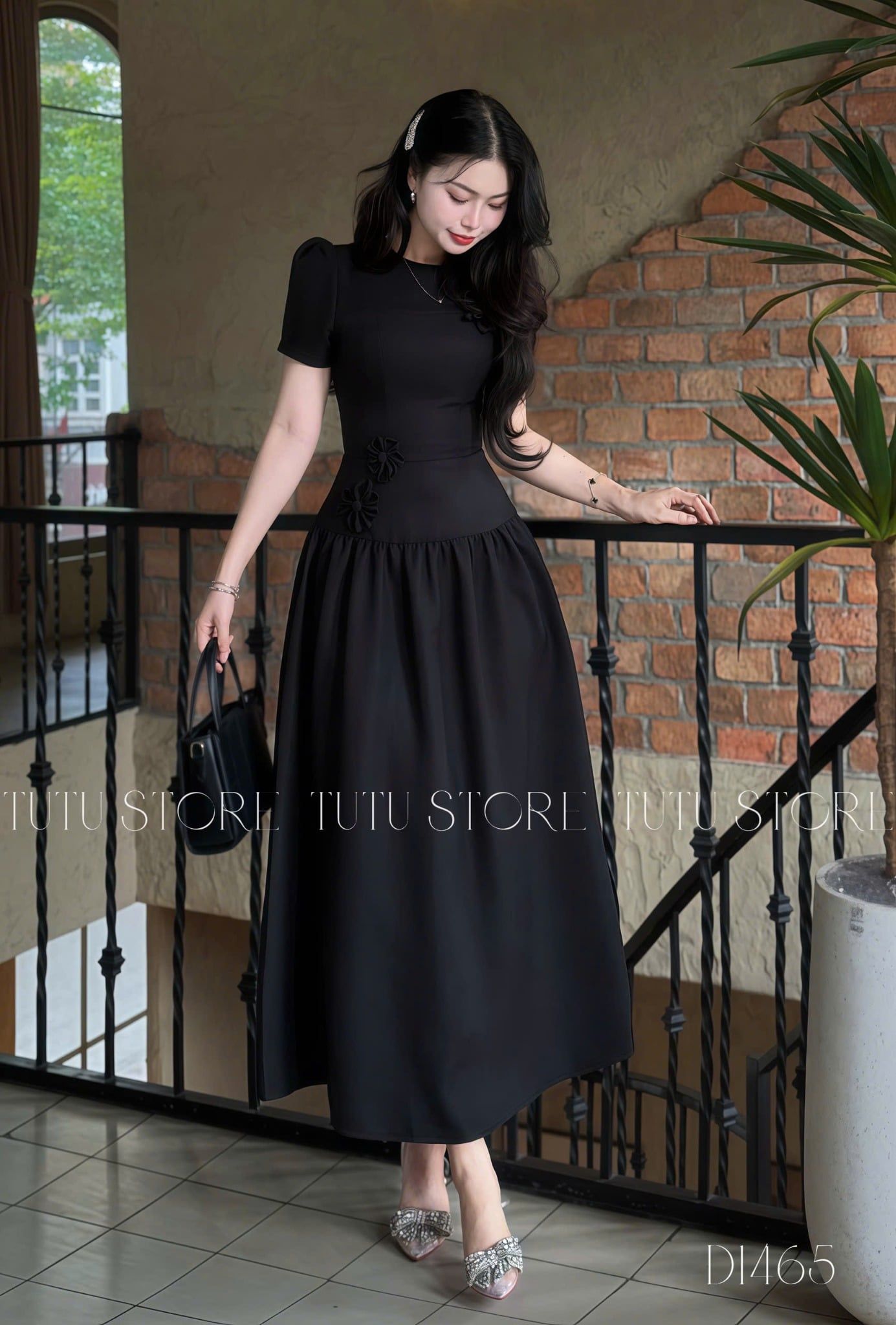 Đầm Bố Lendy Thiết Kế TuTu Store Phù Hợp Đi Tiệc Dành Cho Nữ - Mã D1465