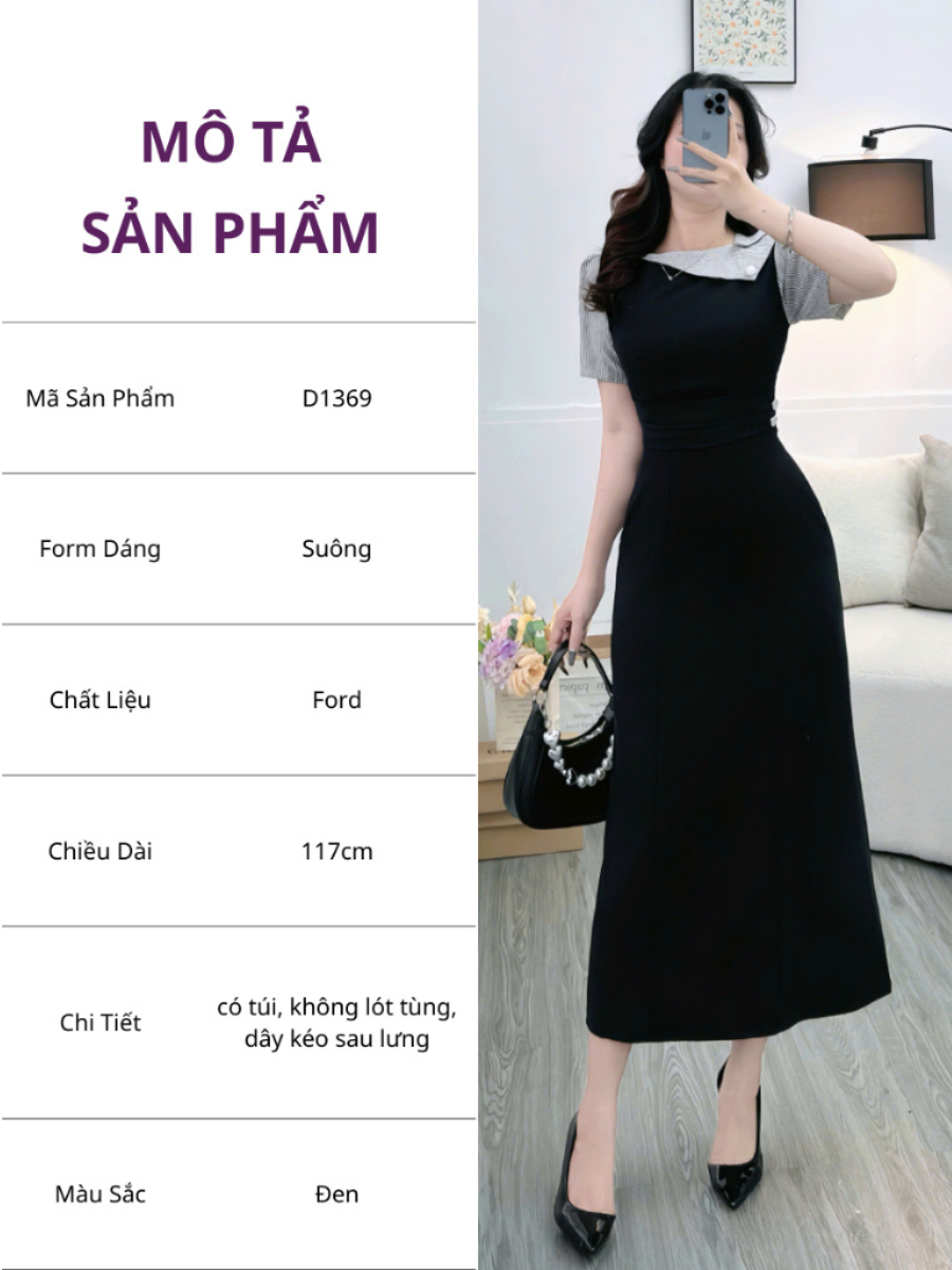 Đầm Ford Thiết Kế TuTu Store Phù Hợp Đi Làm Dành Cho Nữ - Mã D1369