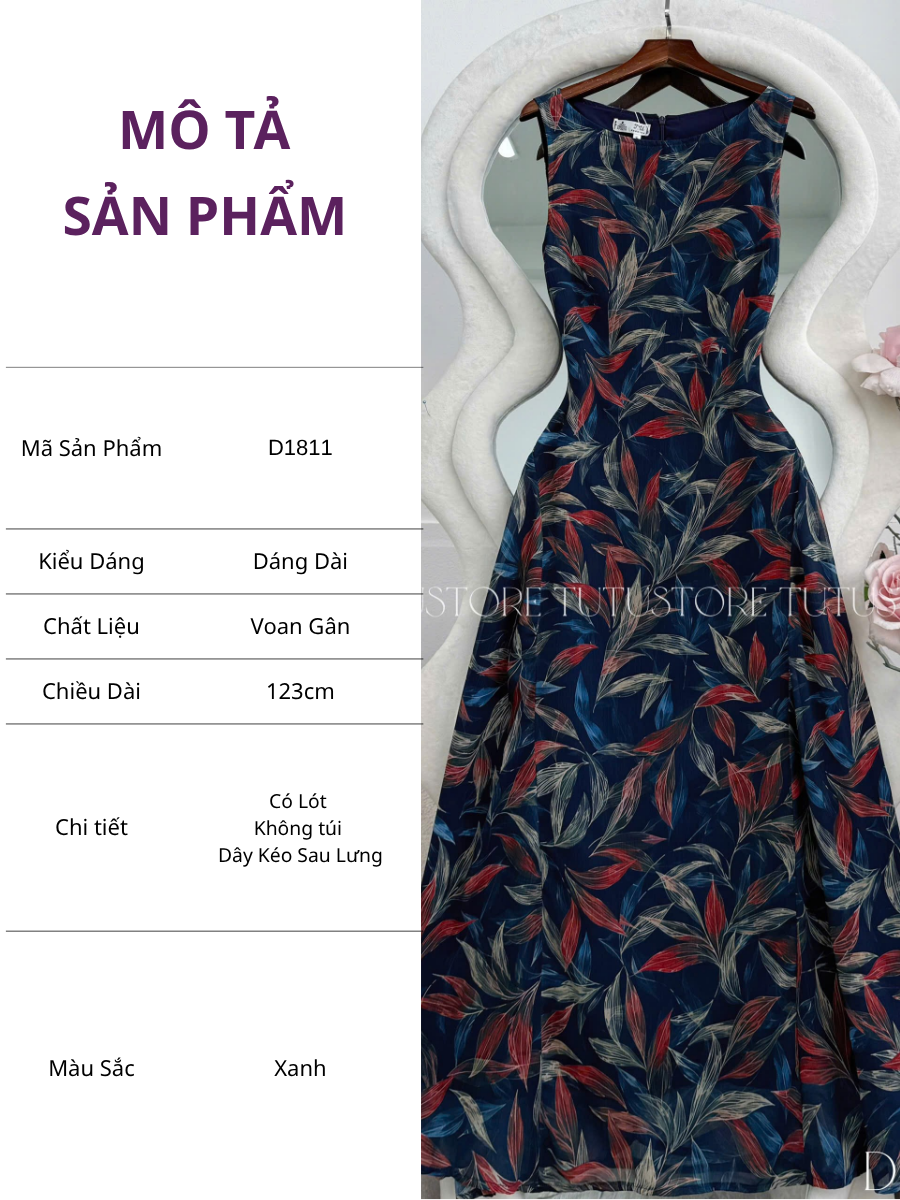 Đầm Thiết Kế Cổ Thuyền Dáng Dài Đơn Giản Đi Chơi TuTu Store Mã D1811
