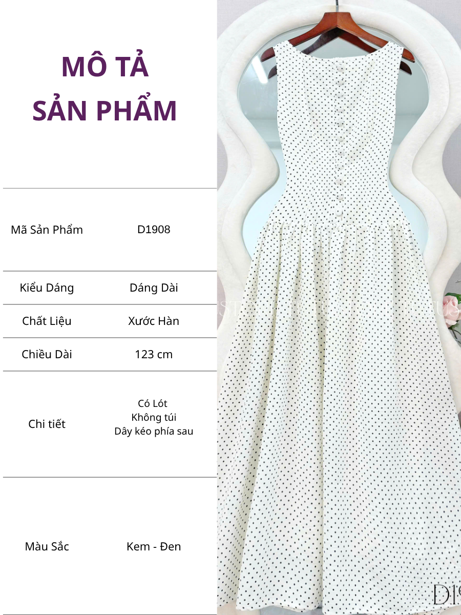 Đầm Thiết Kế Cổ Thuyền Hai Dây Bản To Đầm Đi Tiệc TuTu Store Mã D1908