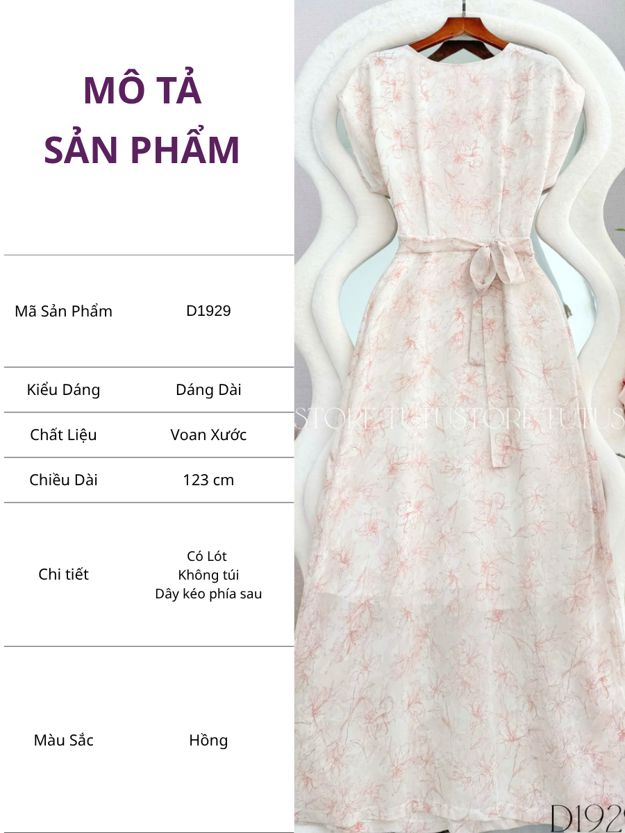 Đầm Thiết Kế Cổ Thuyền Chiết Eo Dáng Dài Đầm Đi Tiệc TuTu Store Mã D1929