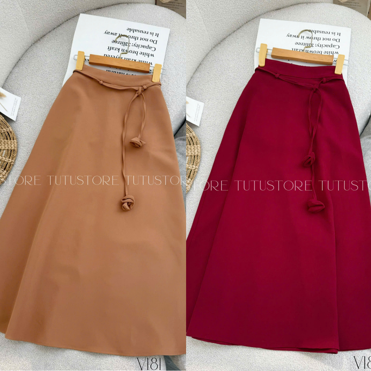 Chân Váy thiết kế dáng xòe công sở TuTu Store - Mã V181