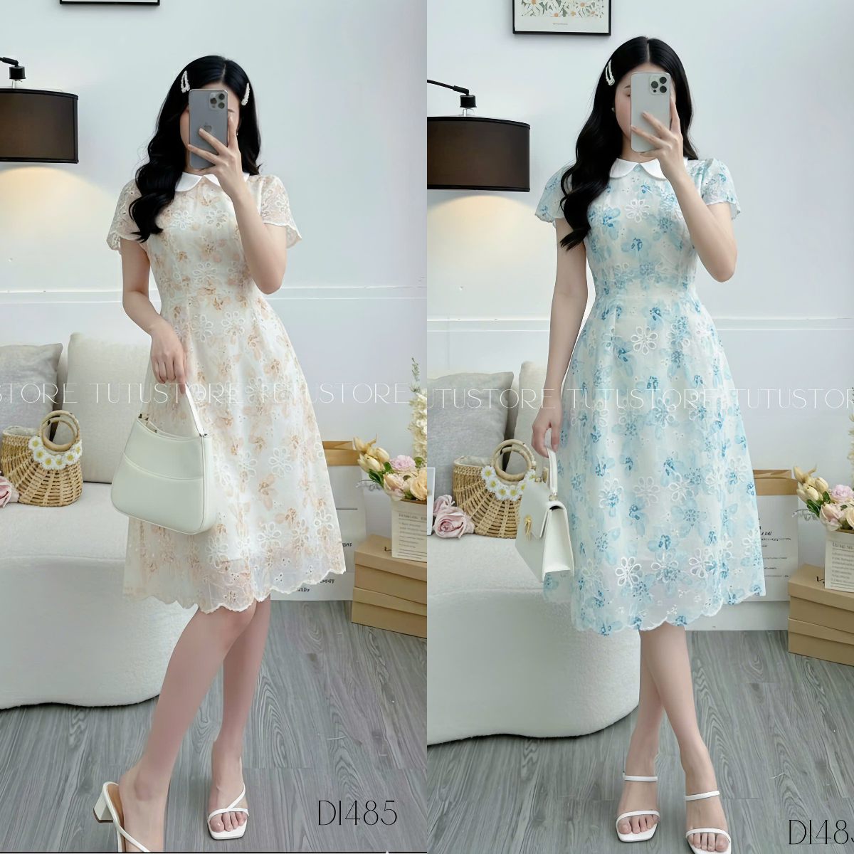 Đầm Thiết Kế TuTu Store - Mã D1485