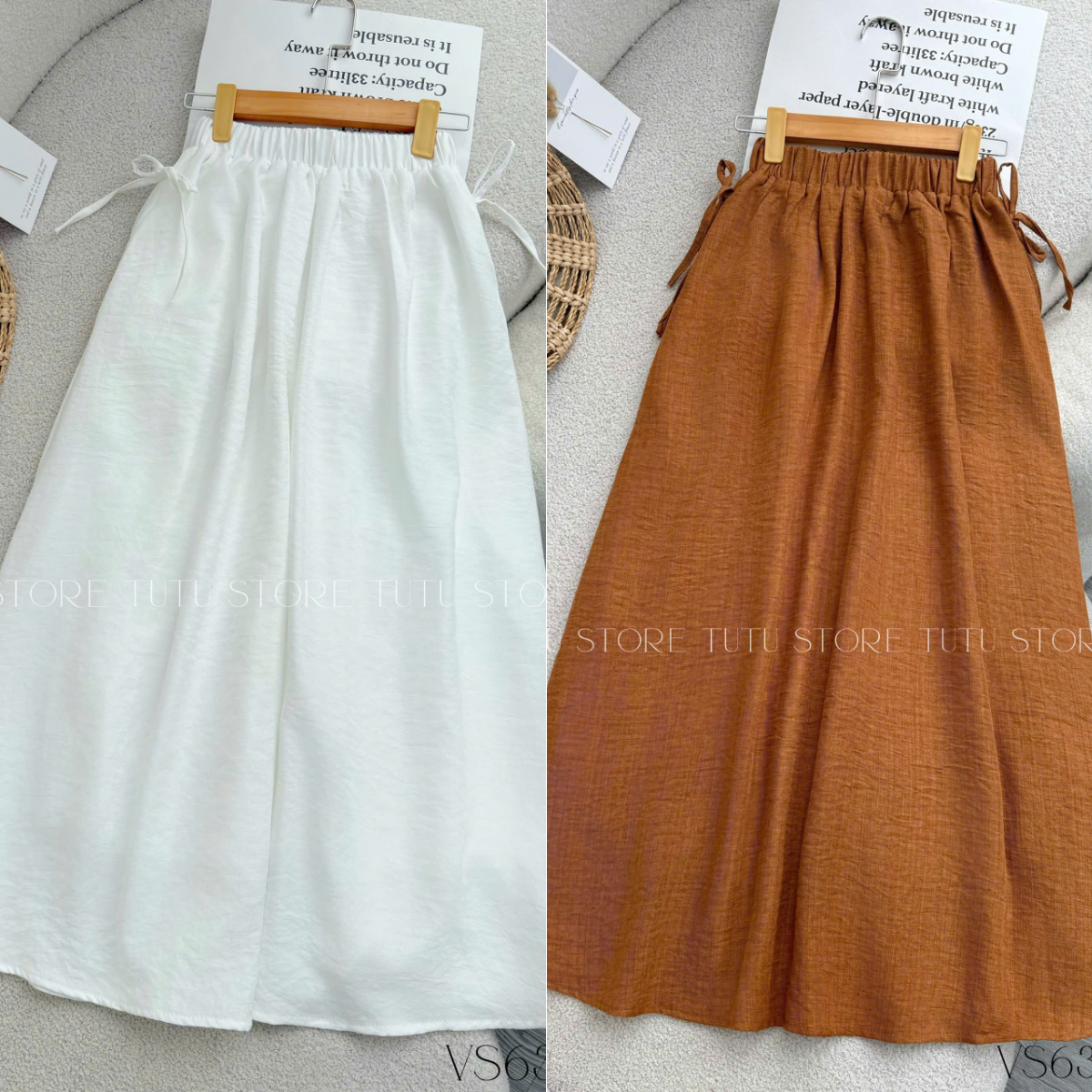 Chân Váy Đũi Lạnh Thiết Kế TuTu Store Phù Hợp Công Sở Dành Cho Nữ - Mã VS633