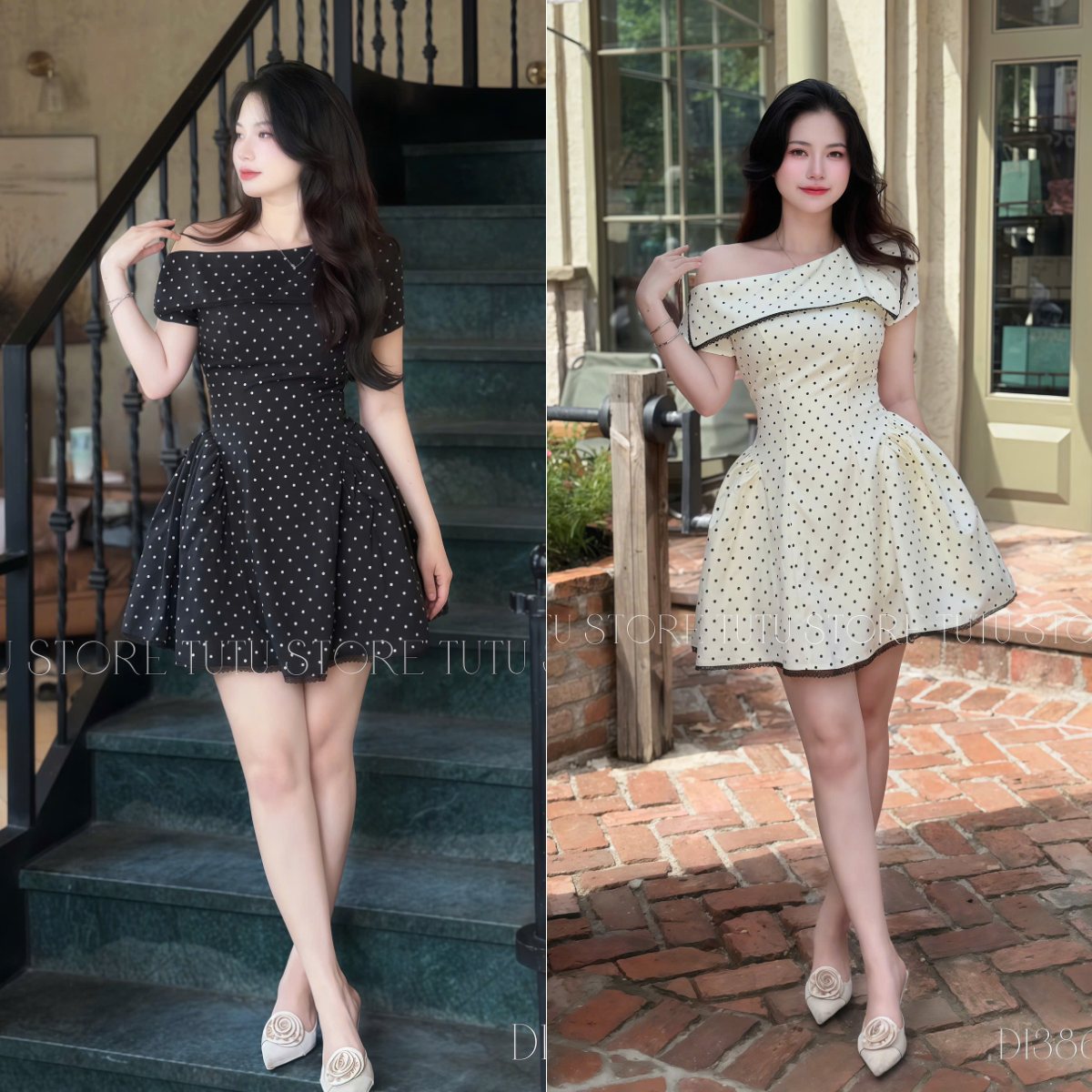 Đầm Bố Thái Thiết Kế TuTu Store Phù Hợp Đi Chơi Dành Cho Nữ - Mã D1386