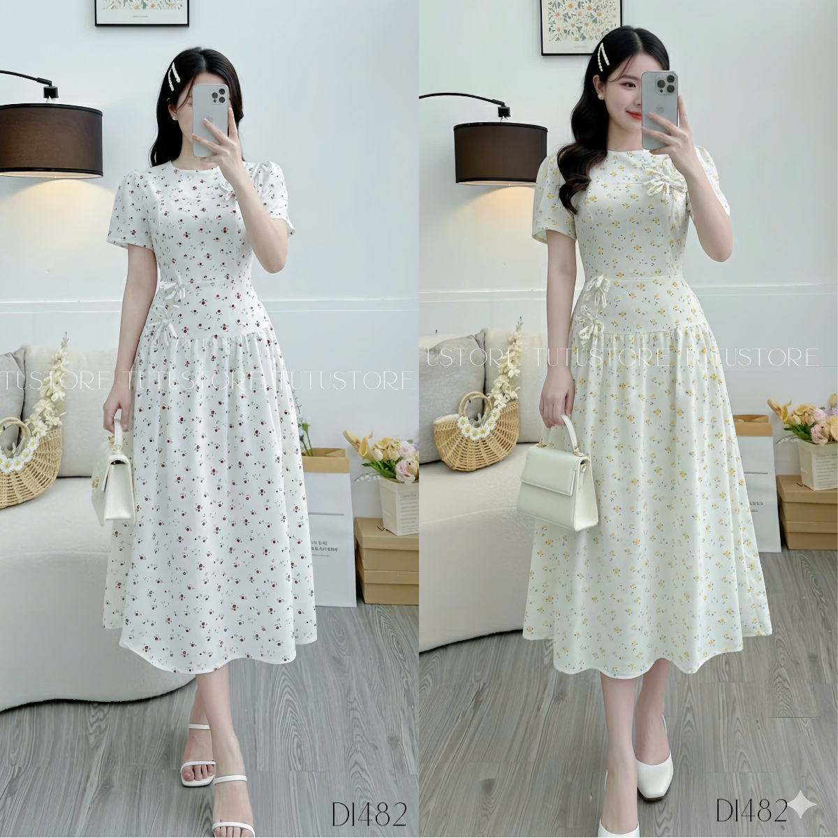 Đầm Thiết Kế TuTu Store - Mã D1482