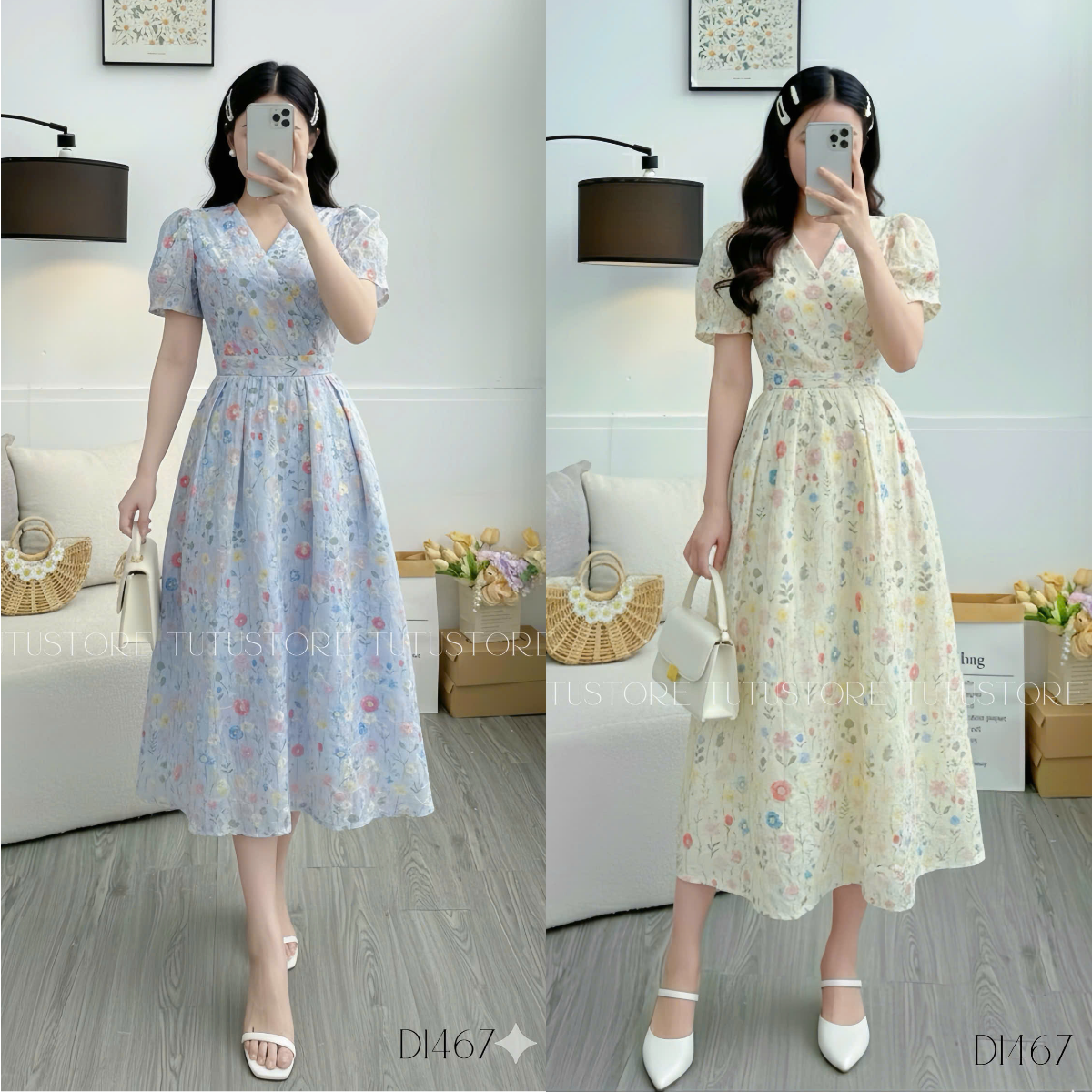 Đầm Kate Thêu Thiết Kế TuTu Store Phù Hợp Đi Tiệc Dành Cho Nữ - Mã D1467