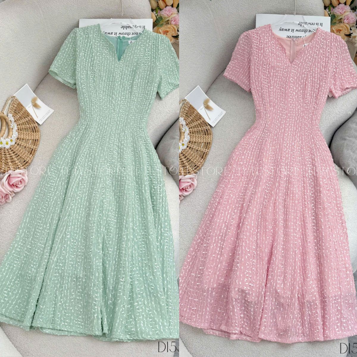 Đầm thiết kế cổ tim đi tiệc TuTu Store - Mã D1553