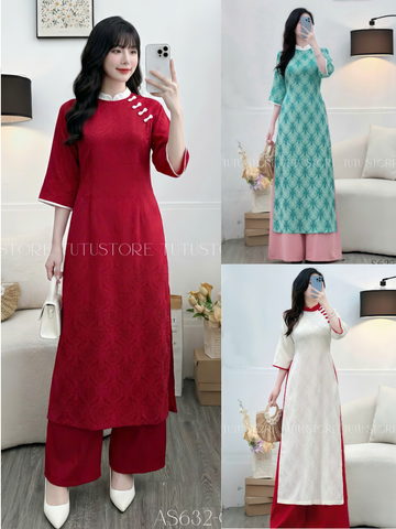 Áo Dài Thiết Kế TuTu Store - Mã AS632