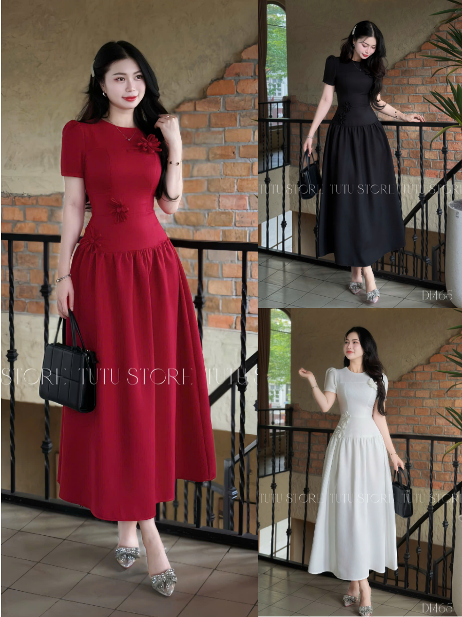Đầm Bố Lendy Thiết Kế TuTu Store Phù Hợp Đi Tiệc Dành Cho Nữ - Mã D1465
