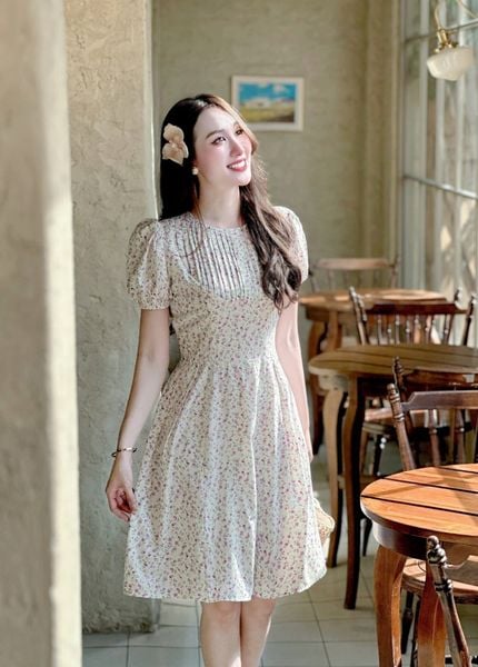 Đầm Hoa Xinh Thiết Kế TutuStore - Mã D570