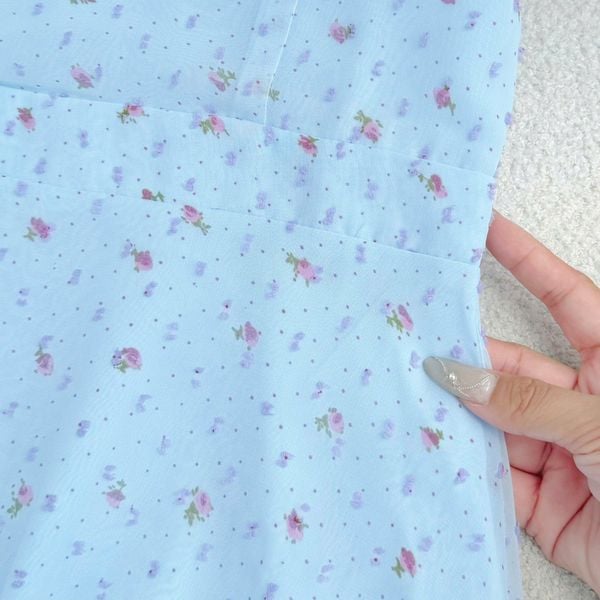 Đầm Voan Hạt Thiết Kế TuTu Store Phù Hợp Đi Làm Dành Cho Nữ - Mã D1237