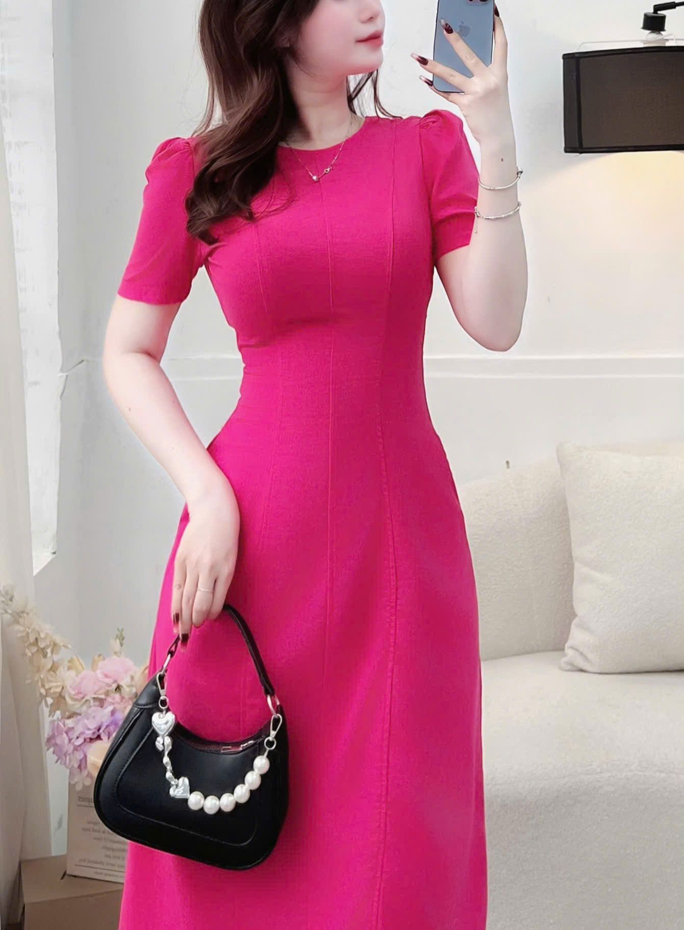 Đầm Dáng Dài Đi Tiệc Đơn Giản Nhẹ Nhàng Thiết Kế TuTu Store - Mã D510