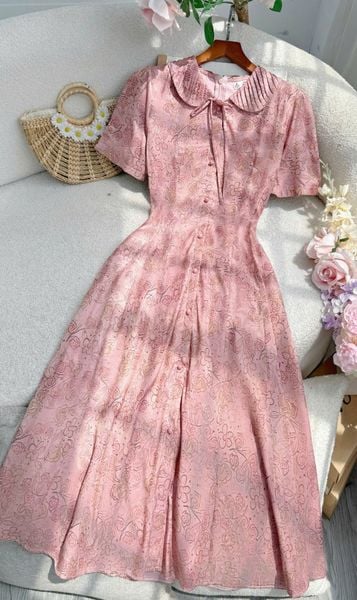 Đầm Tơ Hàn Thiết Kế TuTu Store Phù Hợp Đi Chơi Dành Cho Nữ - Mã D1283